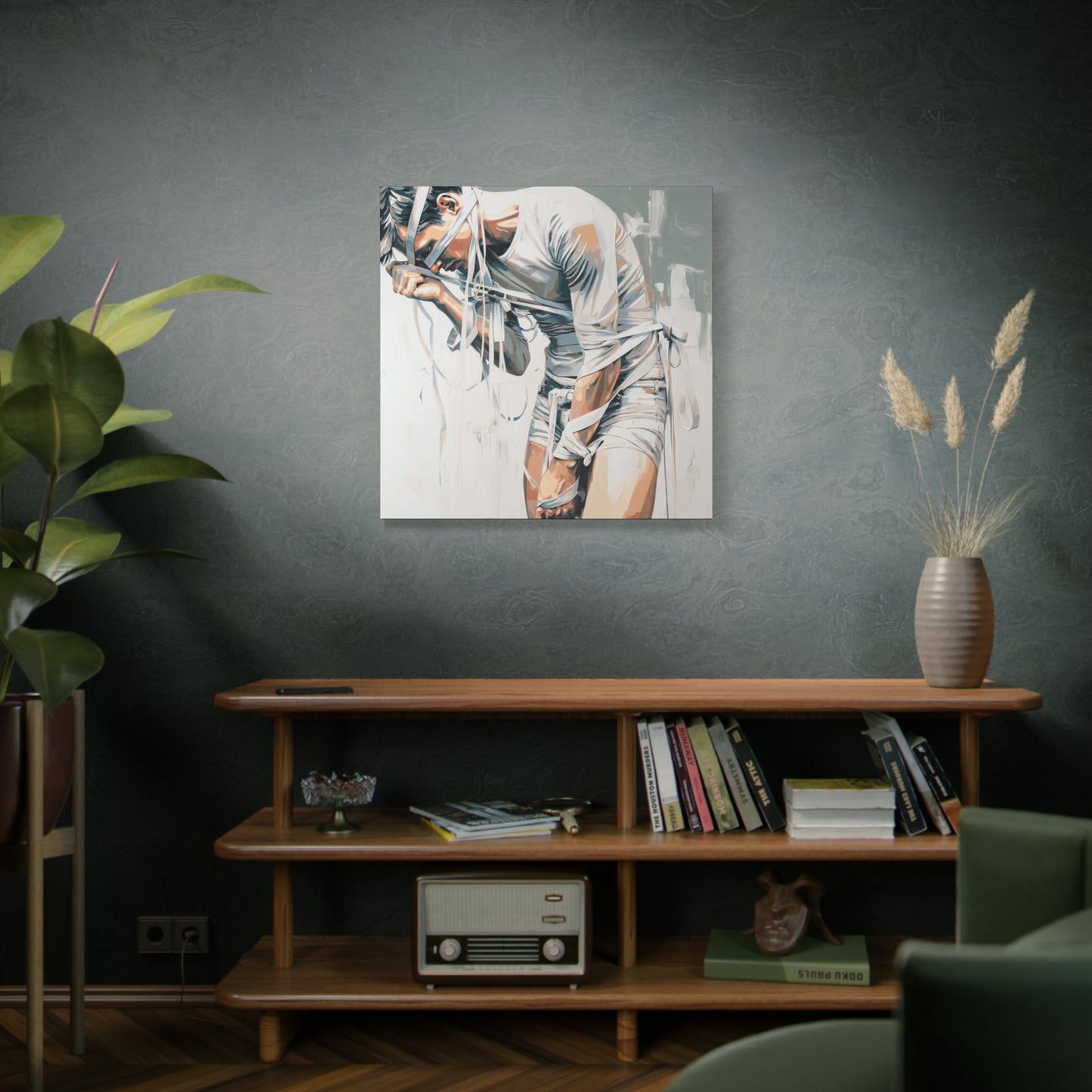Gallery Wrapped Canvas, Ropes and Reverence Art Canvas, Erotic Shibari Art Canvas – Armand