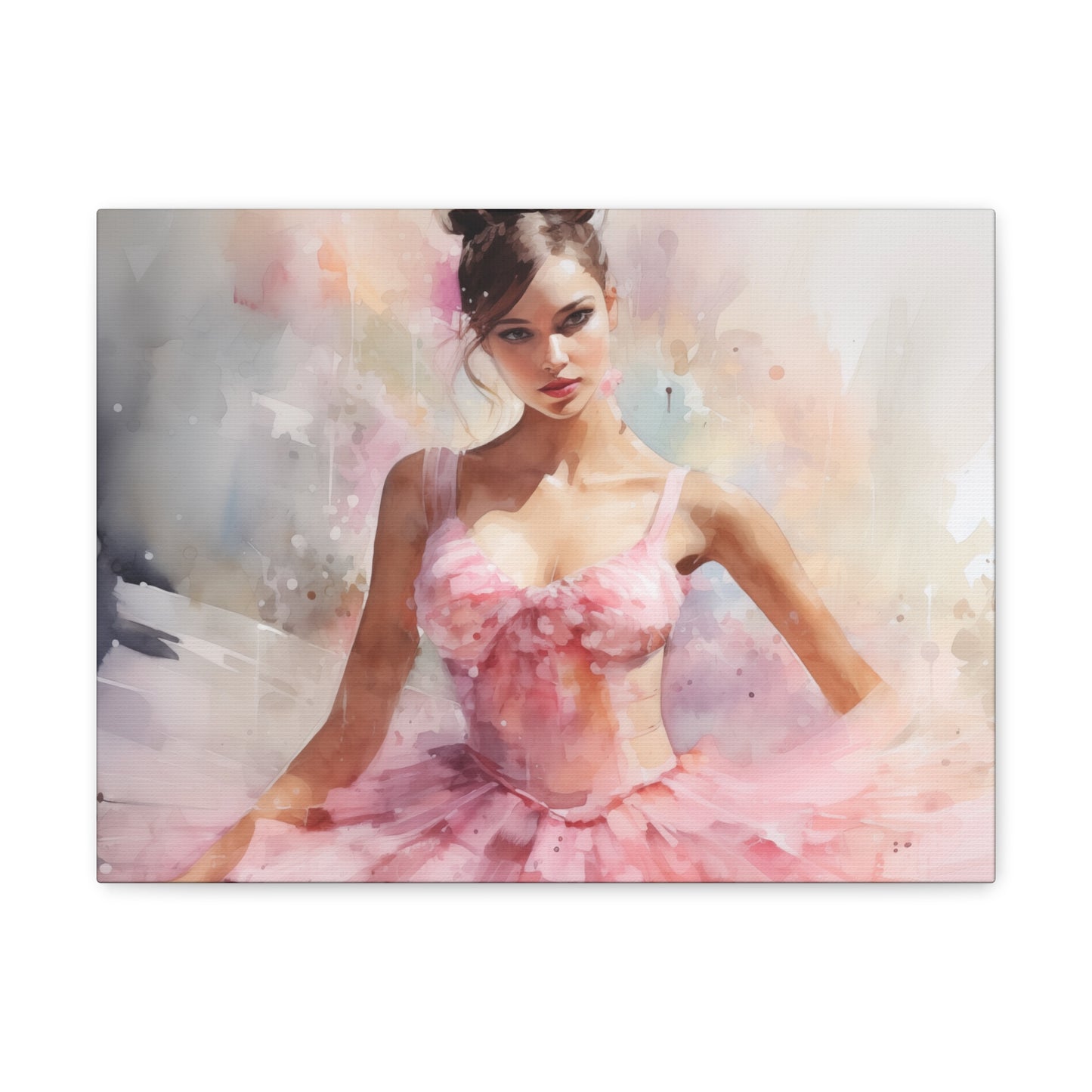 Gallery Wrapped Canvas, Ballerina Beauty, Ballet Art Canvas – Lily