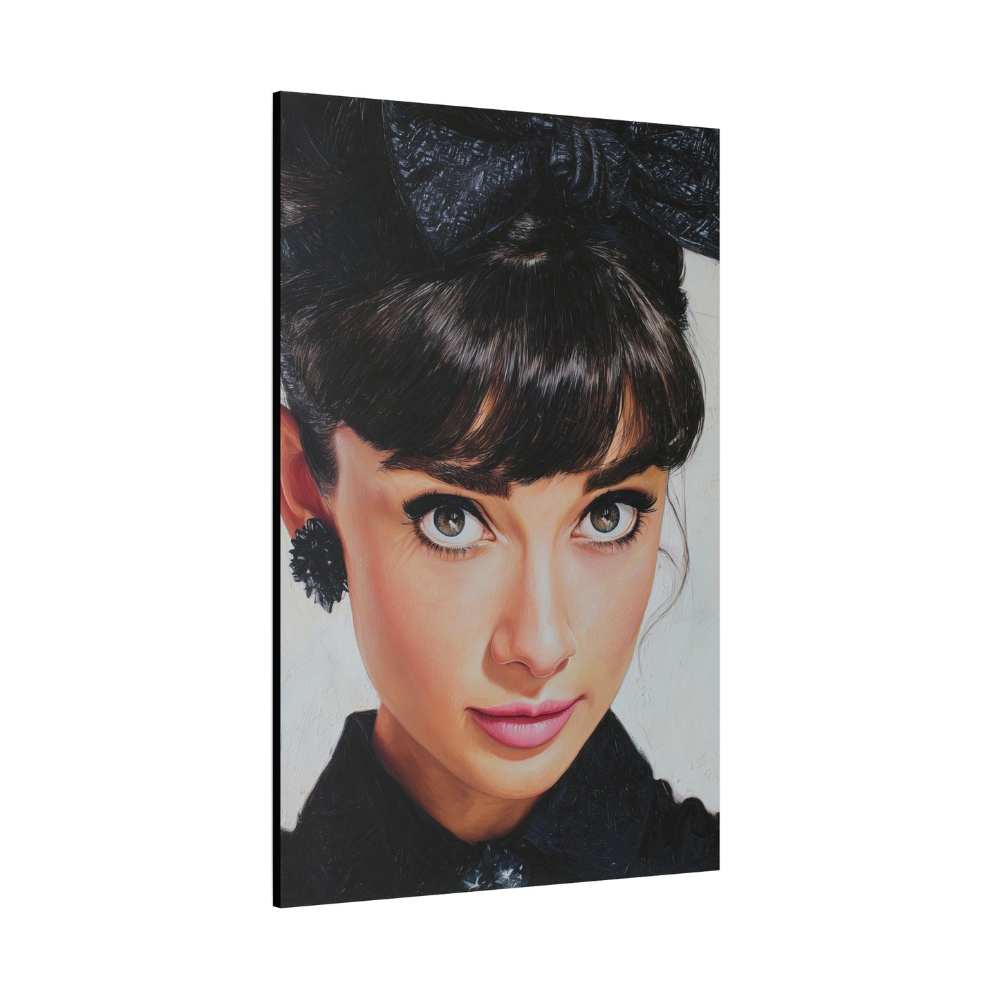 Gallery Wrapped Canvas, The Diva Project Art Canvas, Pinup Art Canvas – Audrey Hepburn - NINE