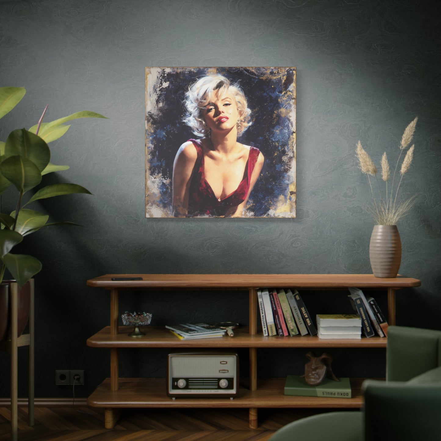 Gallery Wrapped Canvas, The Diva Project Art Canvas, Pinup Art Canvas – Marilyn Monroe - SEVEN