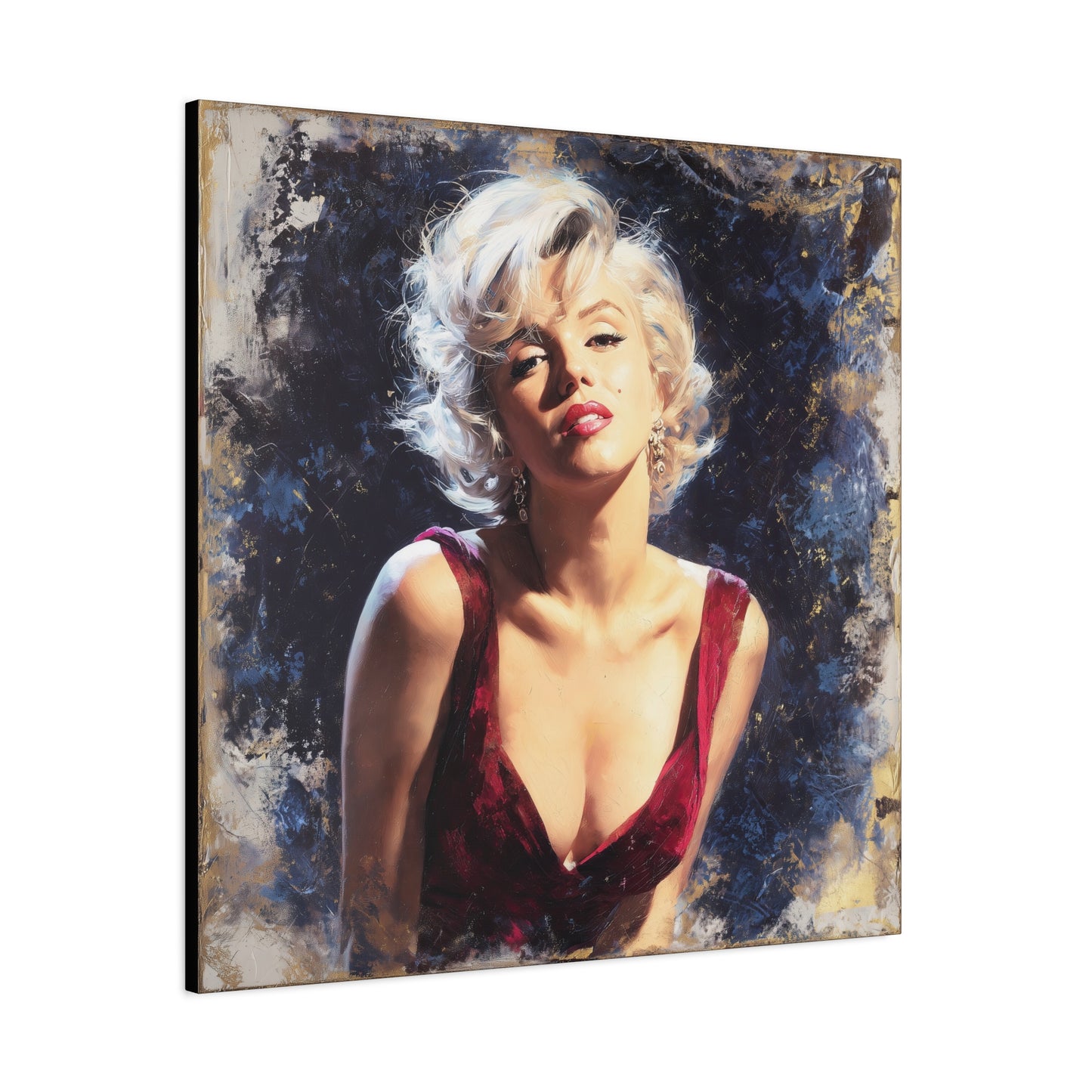 Gallery Wrapped Canvas, The Diva Project Art Canvas, Pinup Art Canvas – Marilyn Monroe - SEVEN