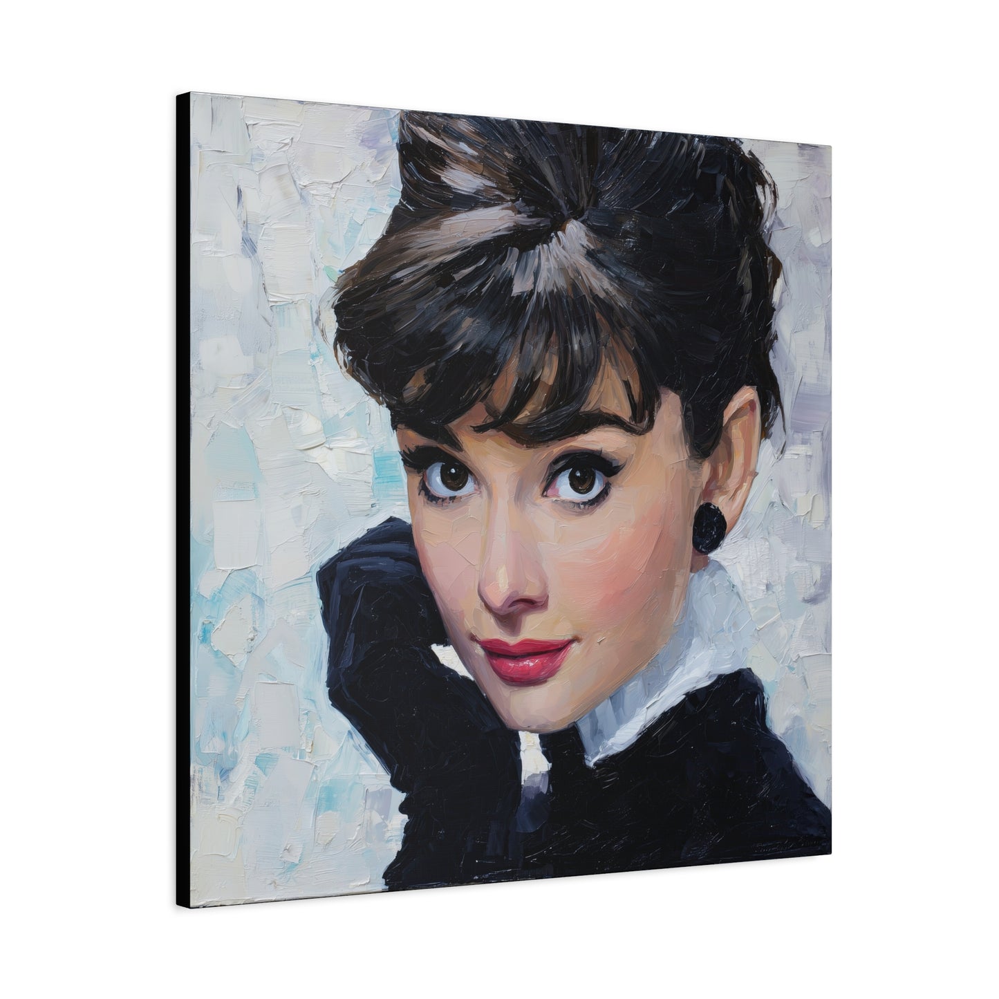 Gallery Wrapped Canvas, The Diva Project Art Canvas, Pinup Art Canvas – Audrey Hepburn - SEVEN