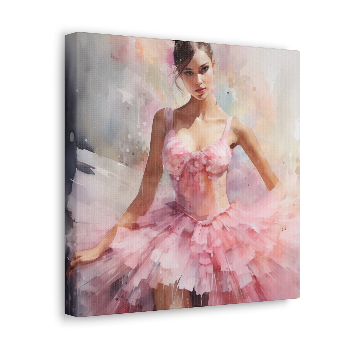 Gallery Wrapped Canvas, Ballerina Beauty, Ballet Art Canvas – Lily