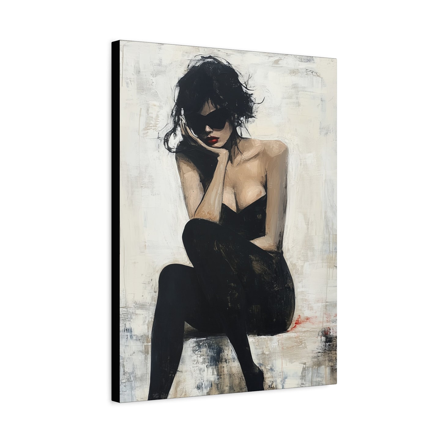 Gallery Wrapped Canvas, Sinners and Saints Art Canvas, Erotic Pinup Art Canvas – Fairuza