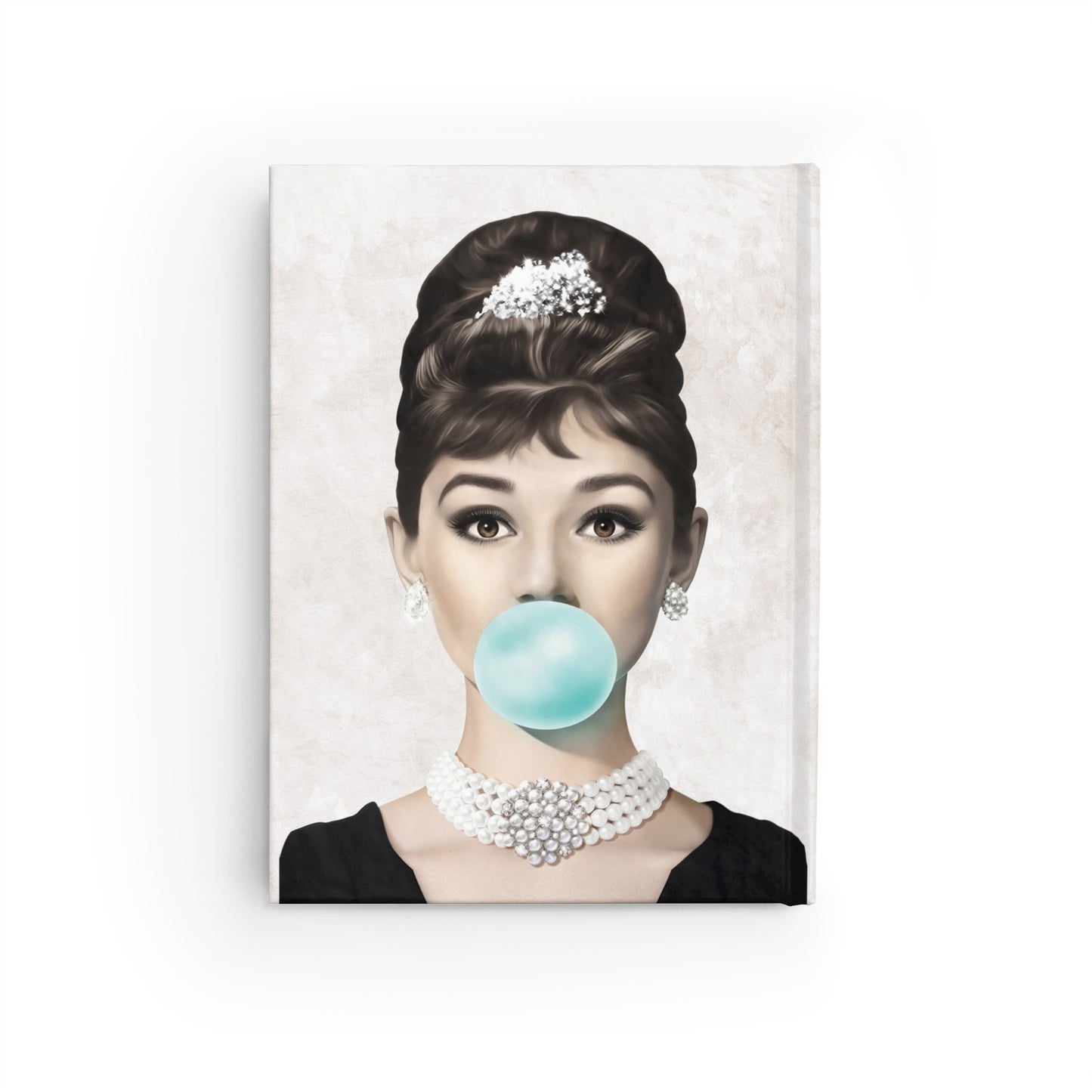 Bubblegum Celebrity Journal - Ruled Line, Marilyn Monroe, Audrey Hepburn