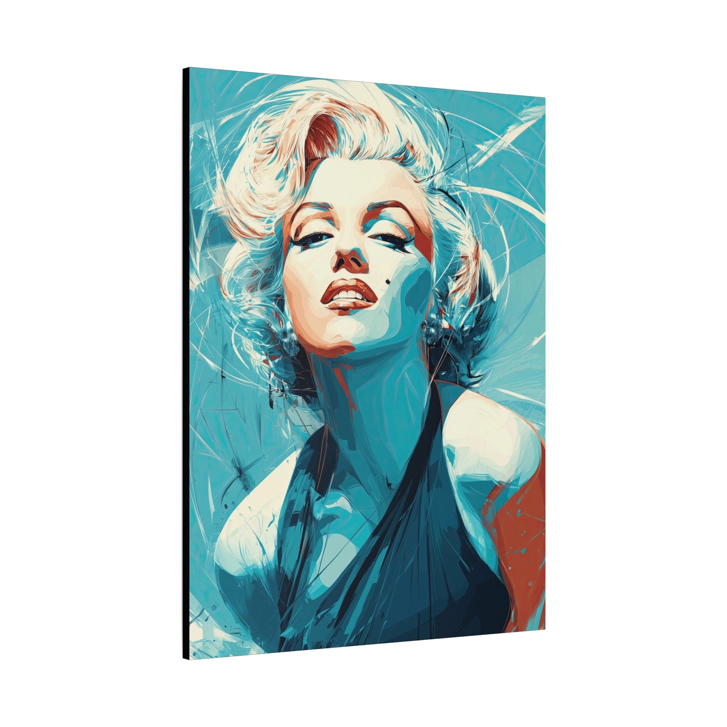 Gallery Wrapped Canvas, The Diva Project Art Canvas, Pinup Art Canvas – Marilyn Monroe - SEVEN