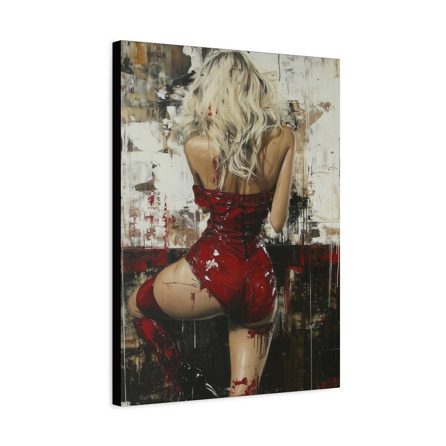 Gallery Wrapped Canvas, Sinners and Saints Art Canvas, Erotic Art Canvas – Veronica