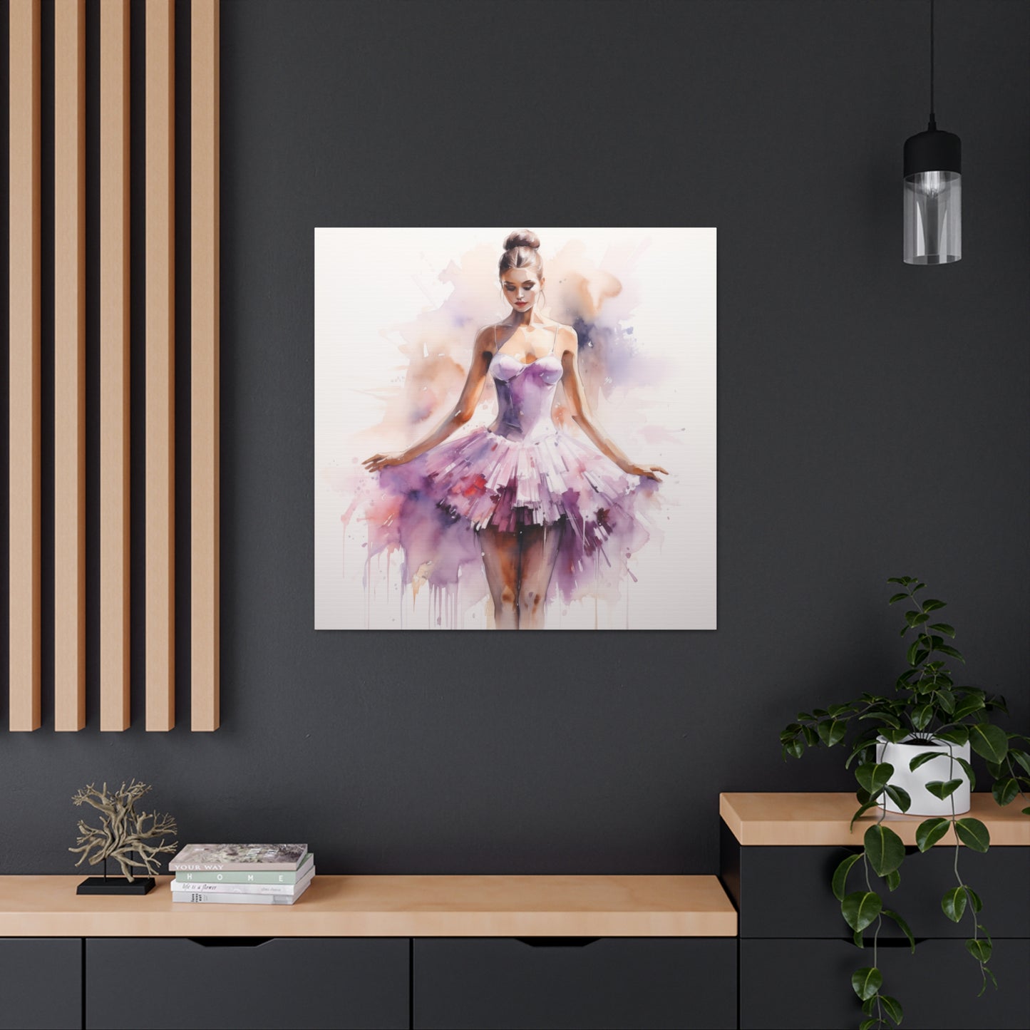 Gallery Wrapped Canvas, Ballerina Beauty, Ballet Art Canvas – Joanna