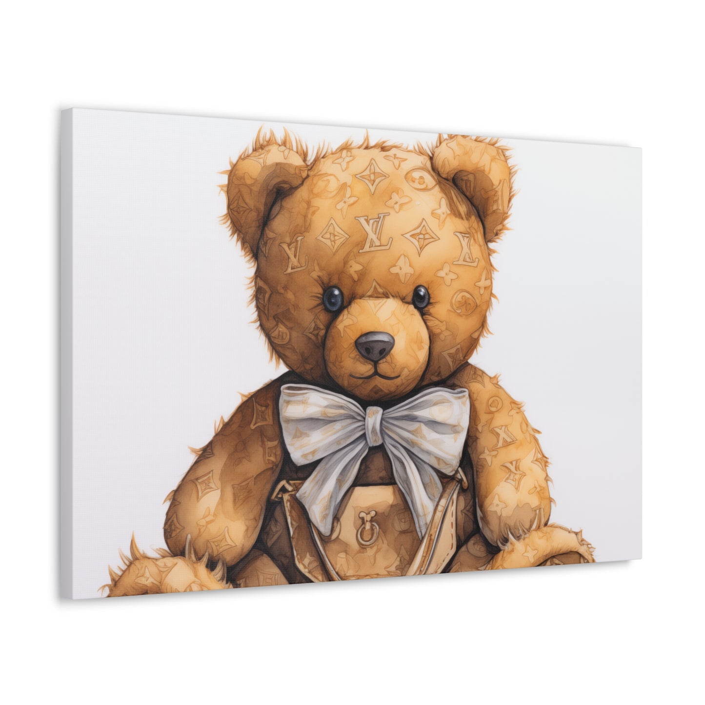 Canvas Gallery Wrap - LV Bear Wall Art - Ring