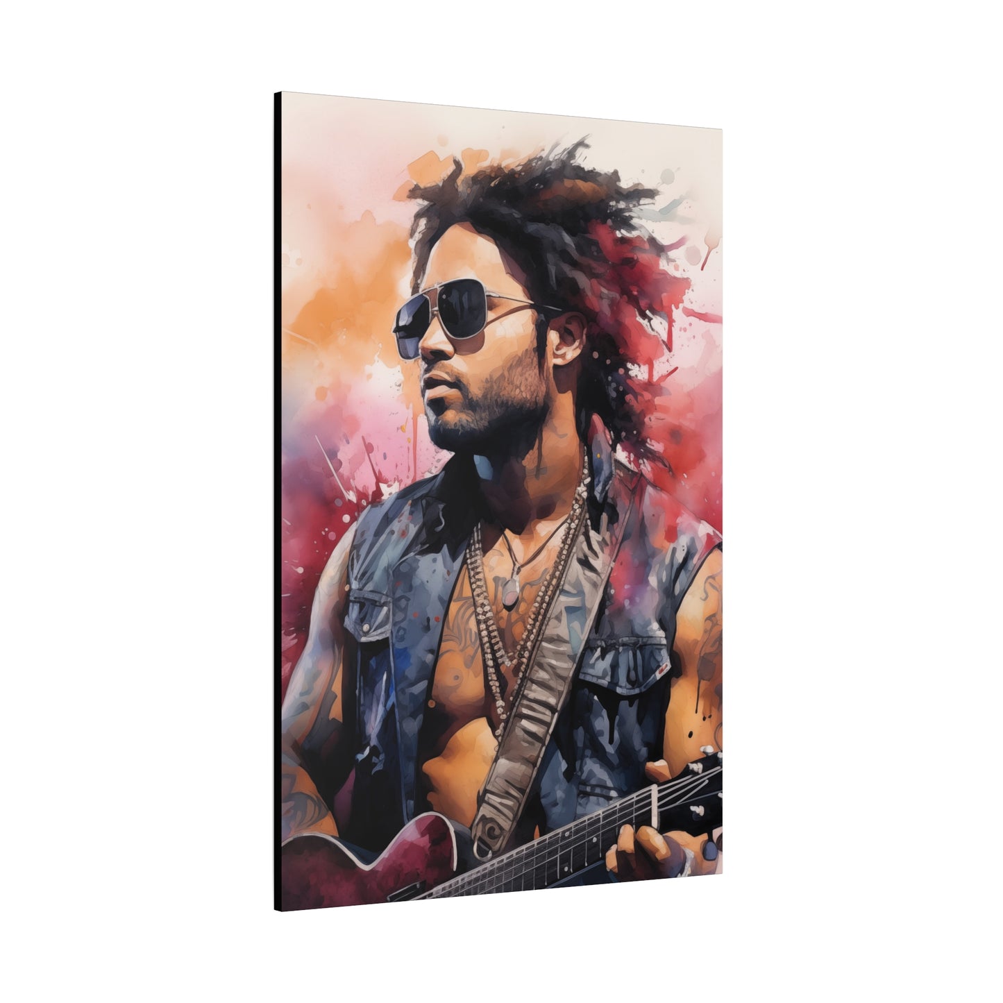 Gallery Wrapped Canvas, Celebrity Inspired, Pop Art Canvas – Lenny