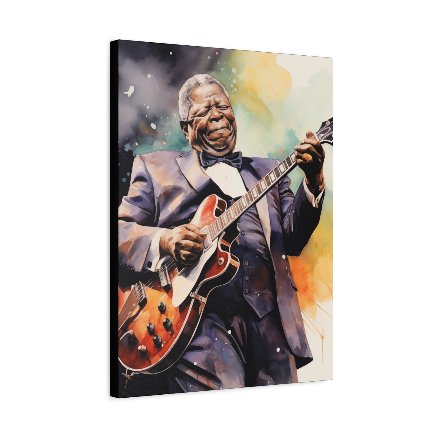 Gallery Wrapped Canvas, Celebrity Inspired, Pop Art Canvas – The King