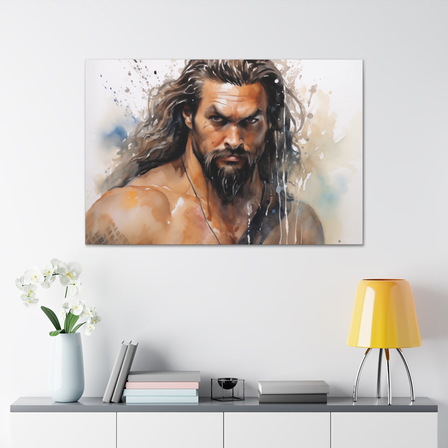 Gallery Wrapped Canvas, Celebrity Inspired, Pop Art Canvas – Jason