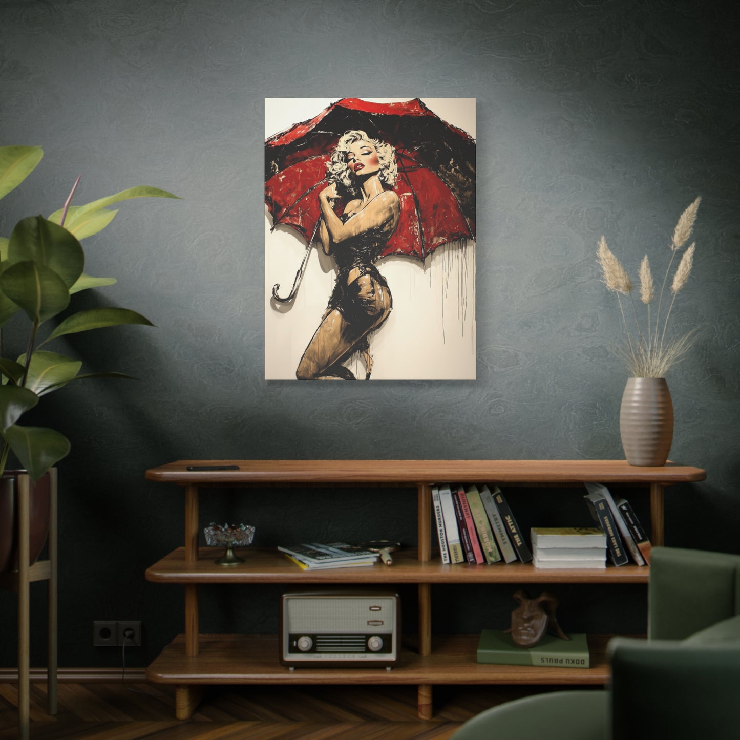 Gallery Wrapped Canvas, Guilt and Grit Adult Art Canvas, Erotic Pinup Art Canvas – Vesper