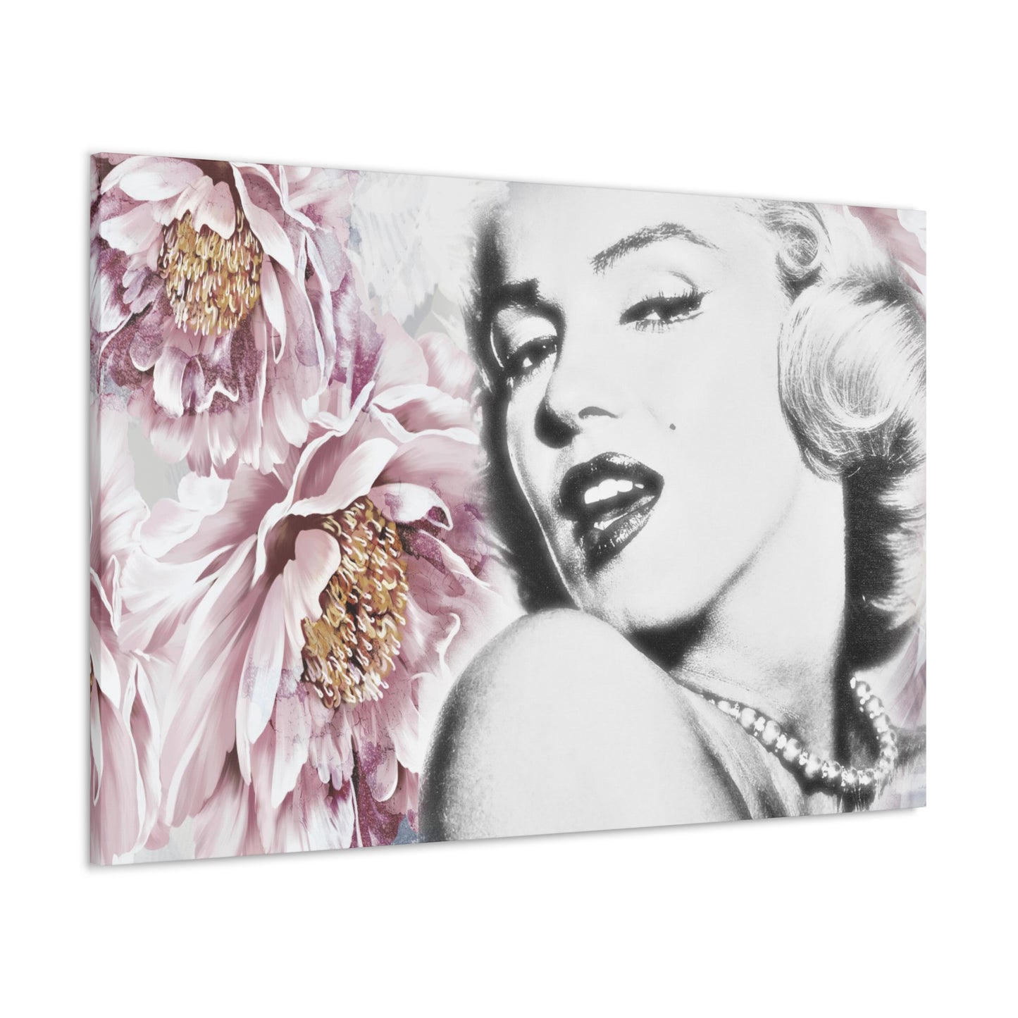 Canvas Wall Art, Gallery Wrapped Pop Art, Celebrity Wall Art – Marilyn Monroe - Bloom