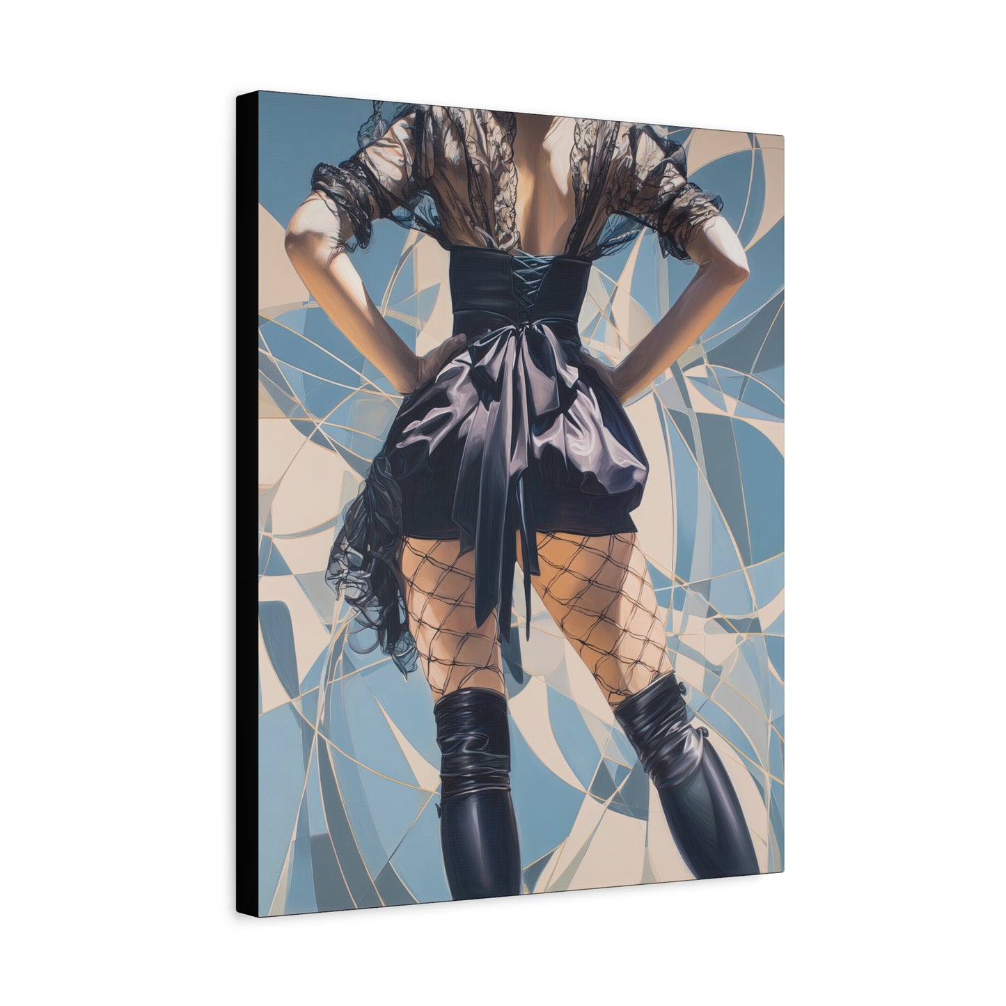Gallery Wrapped Canvas, Tongue and Cheek Art Canvas, Naughty Girl Art Canvas – Dani