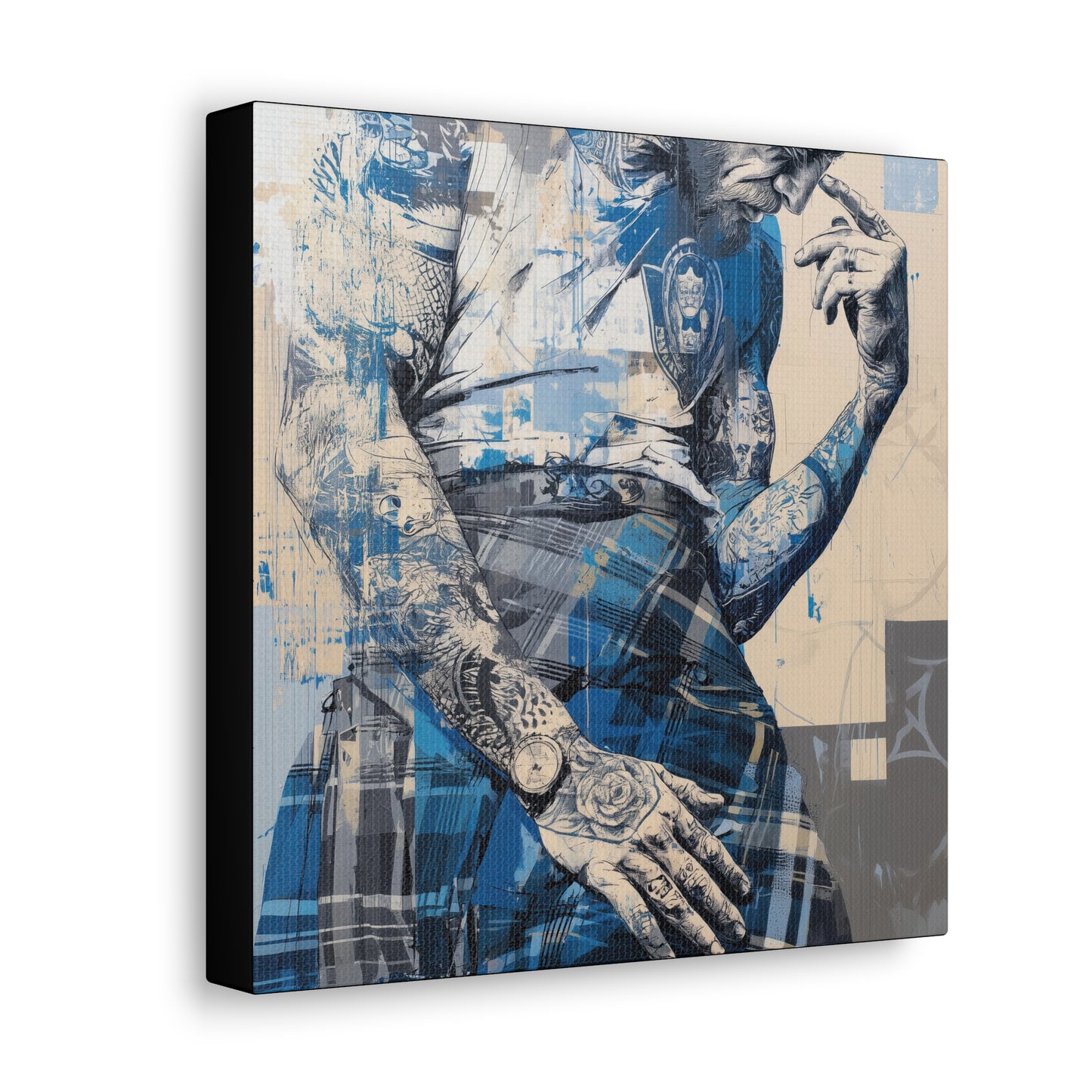 Gallery Wrapped Canvas, Kilts and Carnage Art Canvas, Erotic Pinup Art Canvas – Connor