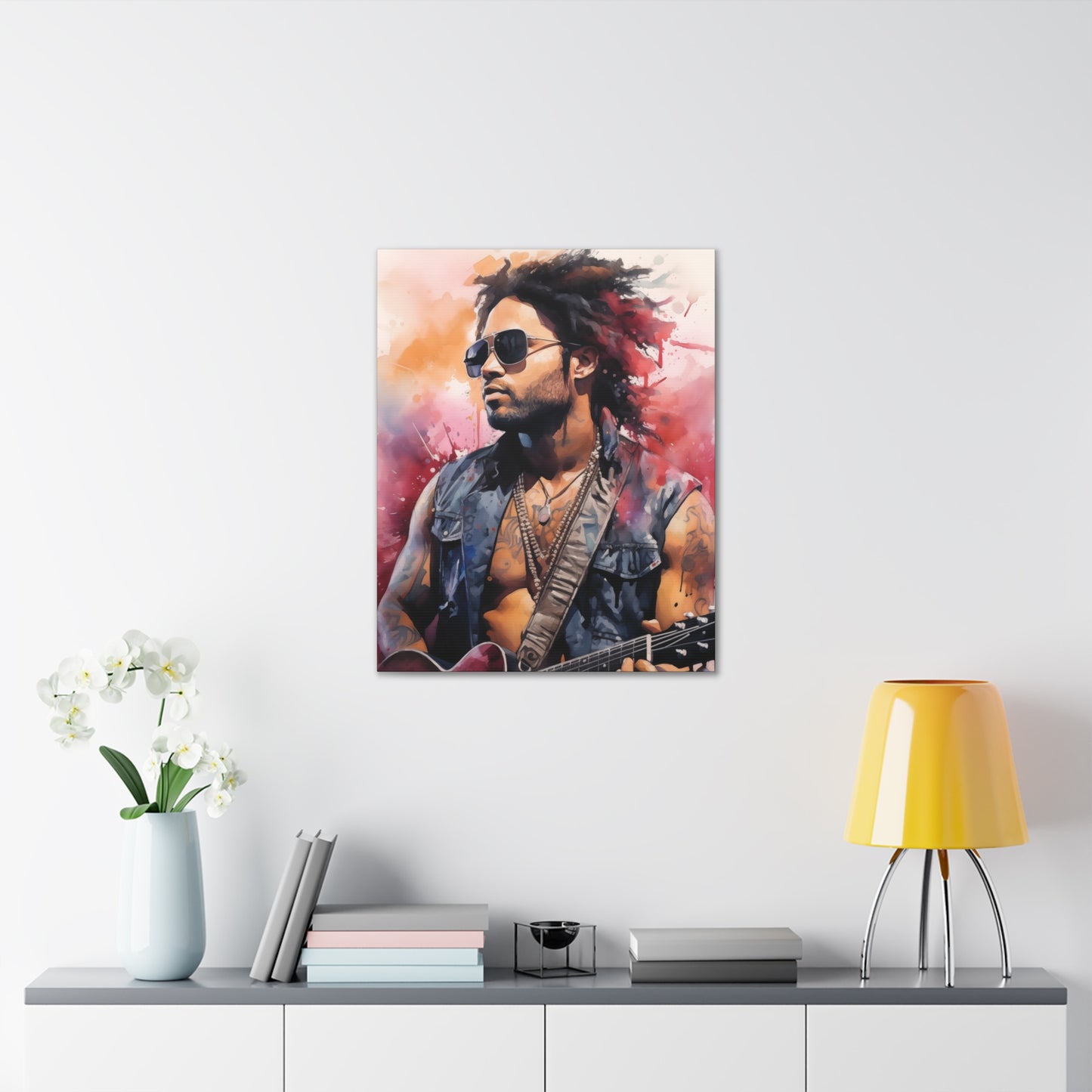 Gallery Wrapped Canvas, Celebrity Inspired, Pop Art Canvas – Lenny