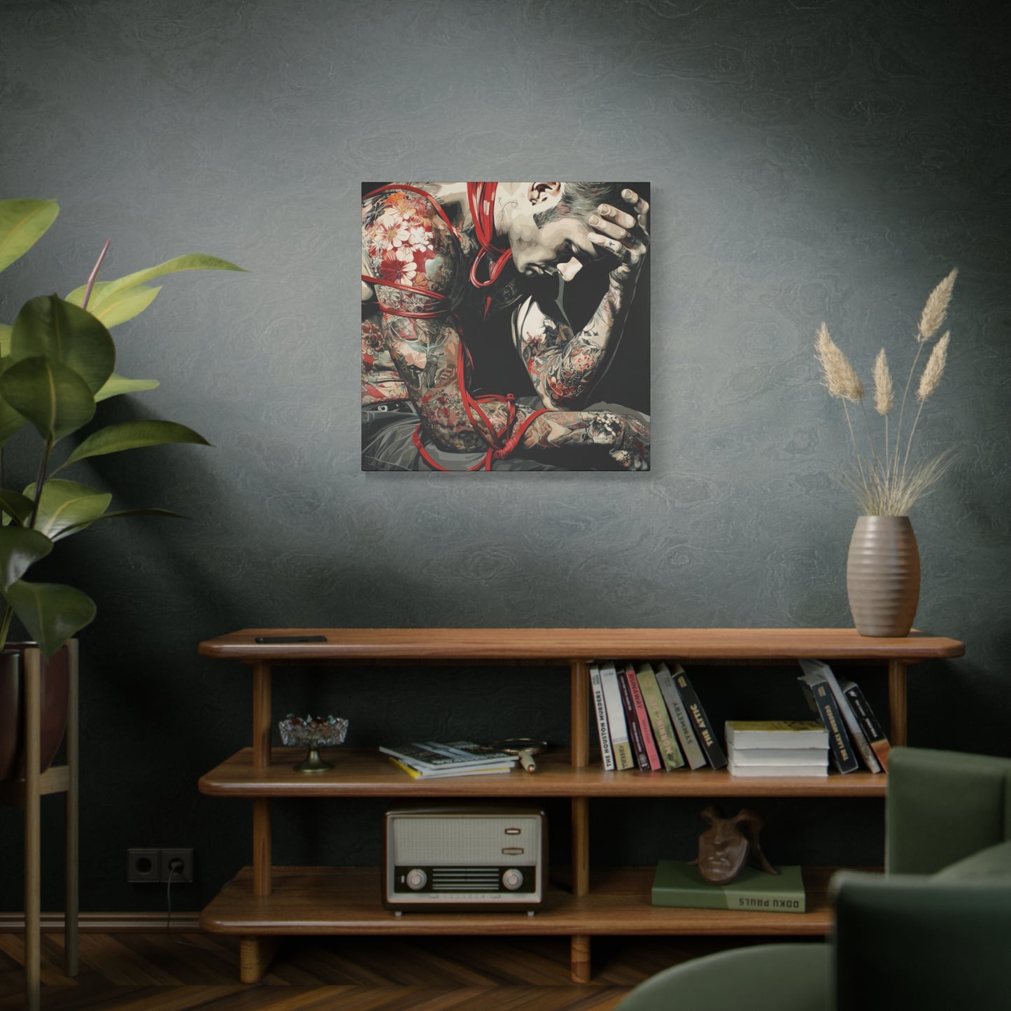 Gallery Wrapped Canvas, Ropes and Reverence Art Canvas, Erotic Shibari Art Canvas – Dorian