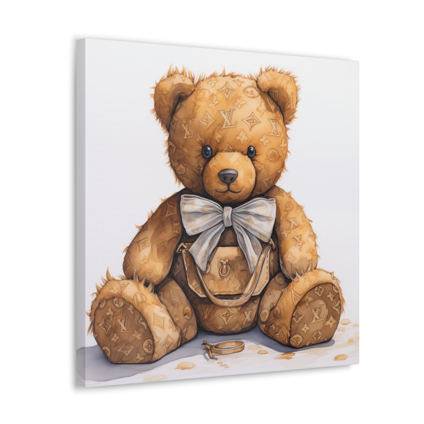 Canvas Gallery Wrap - LV Bear Wall Art - Ring