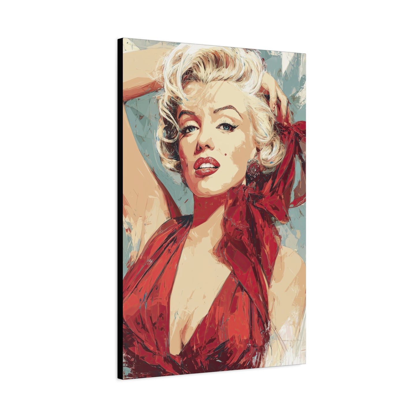 Gallery Wrapped Canvas, The Diva Project Art Canvas, Pinup Art Canvas – Marilyn Monroe - ONE
