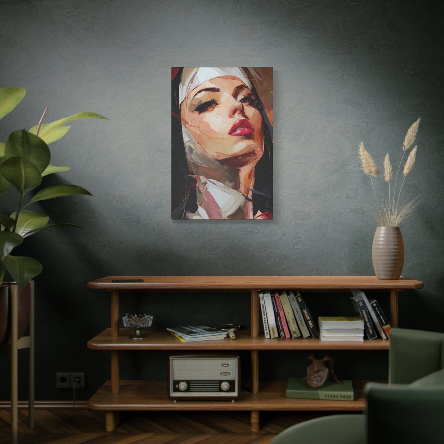 Gallery Wrapped Canvas, Habits and Heresy Art Canvas, Naughty Nuns Art Canvas – Sister Veritas