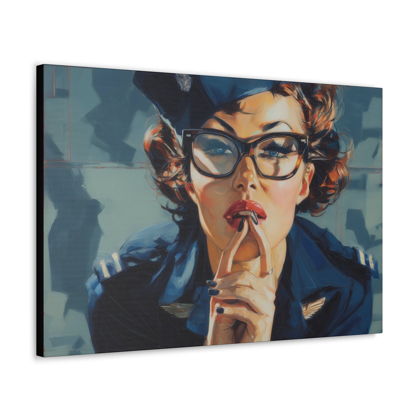 Gallery Wrapped Canvas, Liberty and Lace Art Canvas, Erotic Art Canvas – Peggy Sue