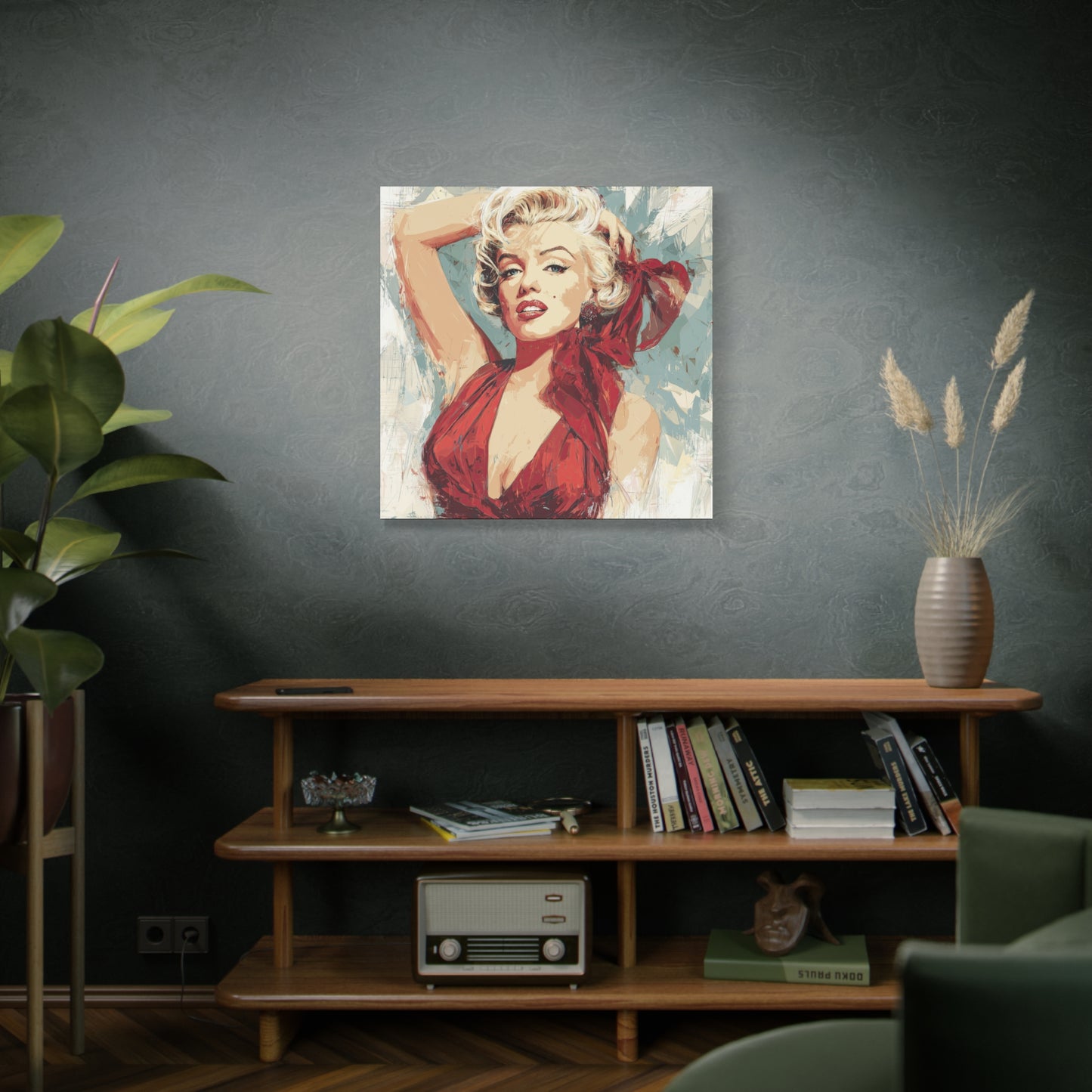 Gallery Wrapped Canvas, The Diva Project Art Canvas, Pinup Art Canvas – Marilyn Monroe - ONE