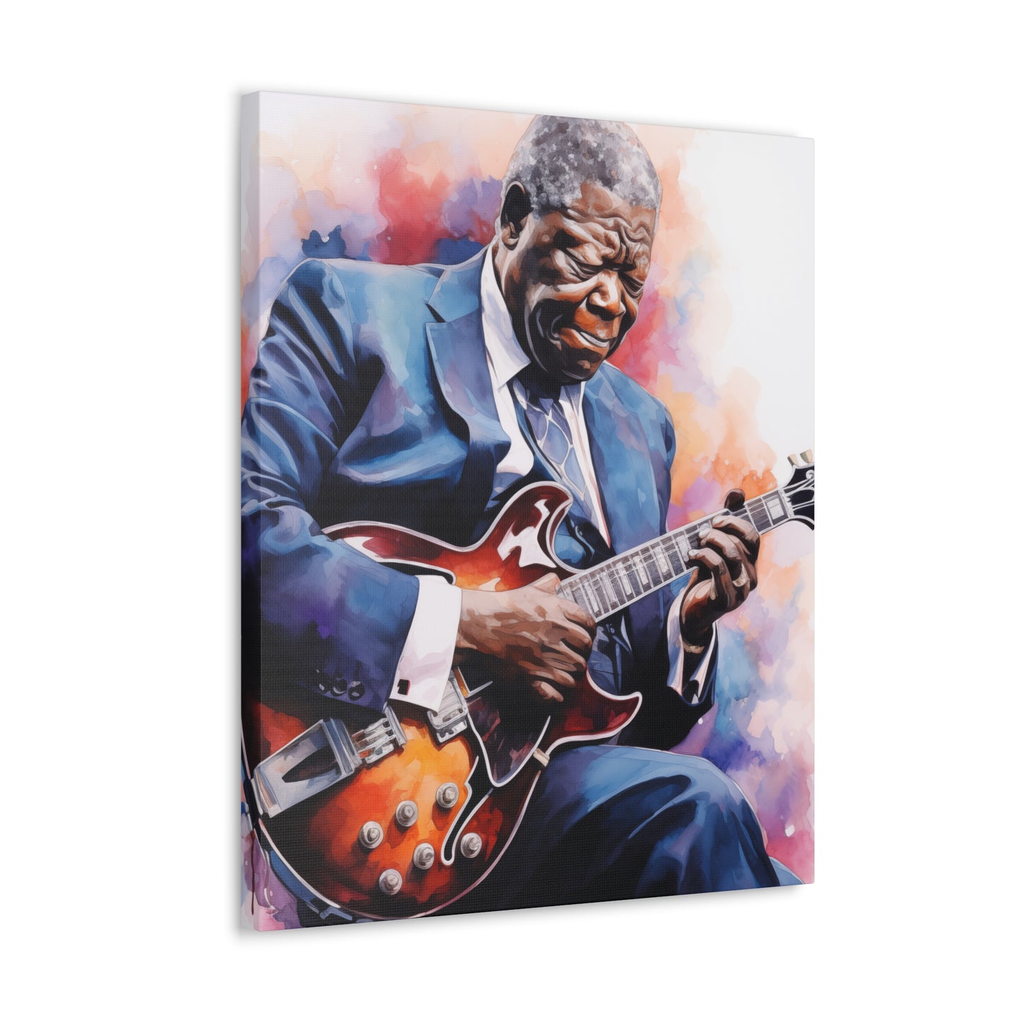Gallery Wrapped Canvas, Celebrity Inspired, Pop Art Canvas – The King Also