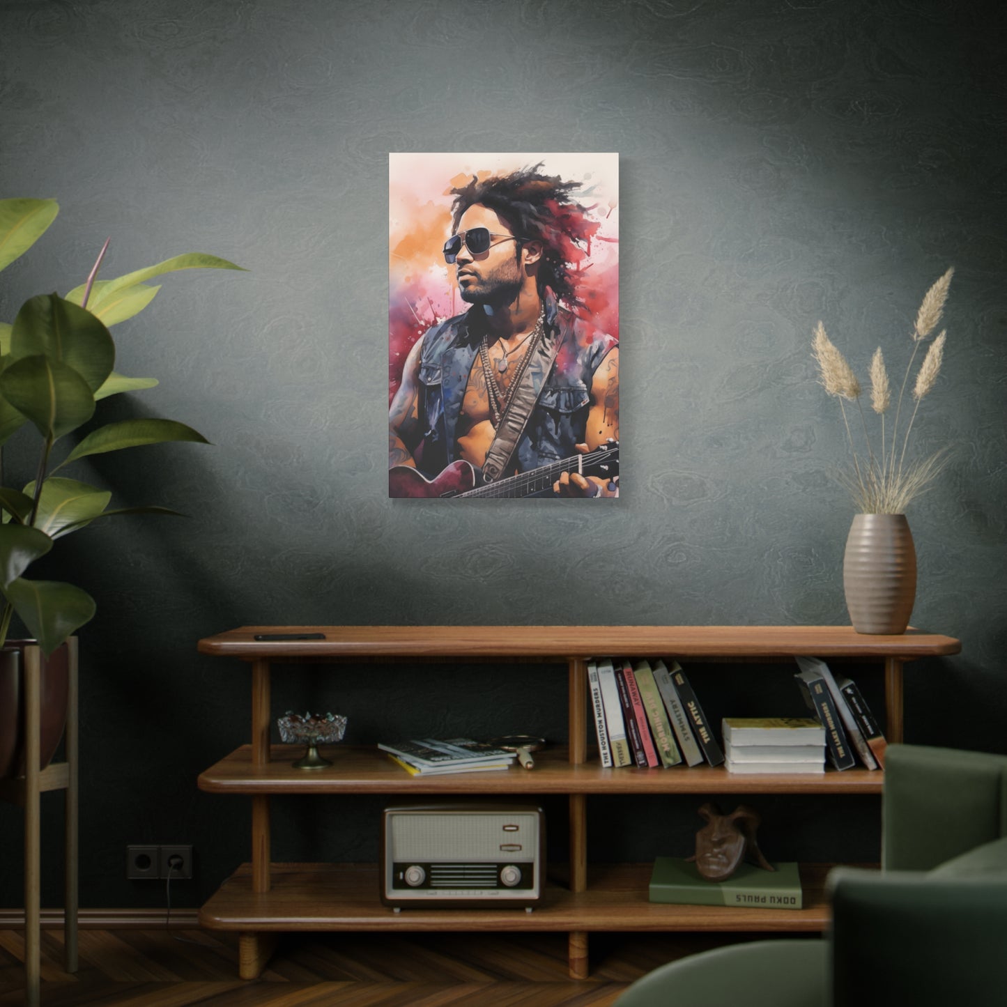 Gallery Wrapped Canvas, Celebrity Inspired, Pop Art Canvas – Lenny