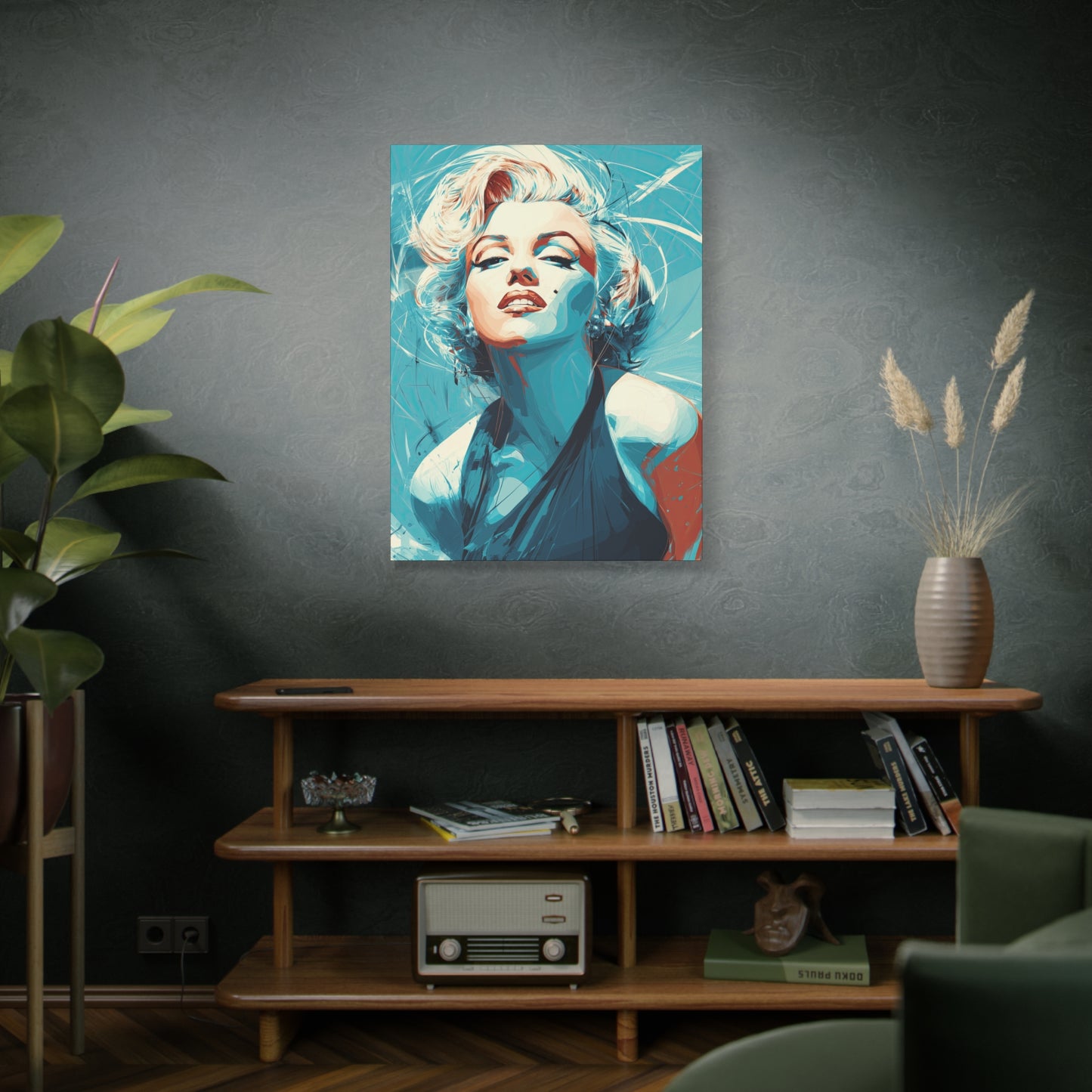 Gallery Wrapped Canvas, The Diva Project Art Canvas, Pinup Art Canvas – Marilyn Monroe - SEVEN