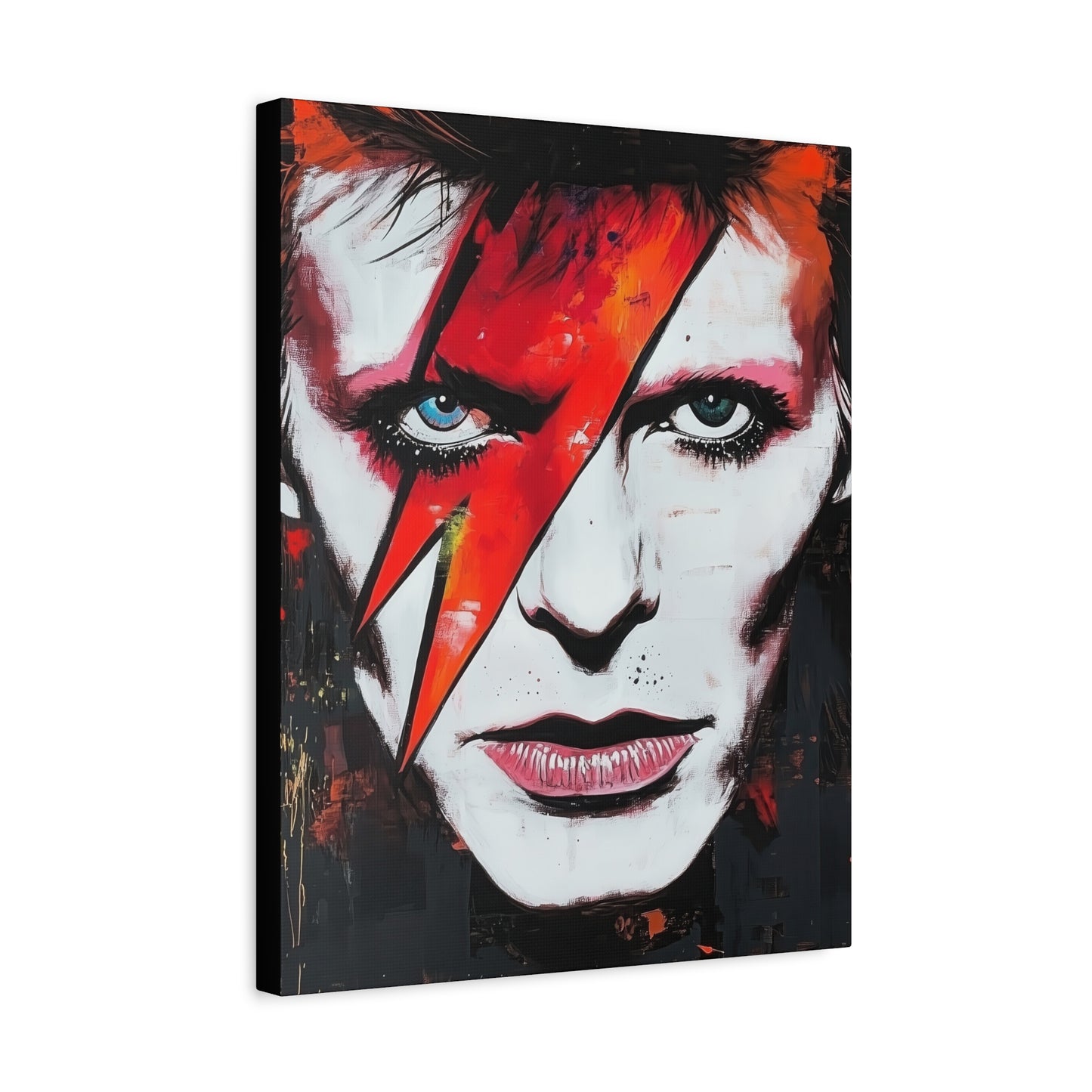 Gallery Wrapped Canvas, Celebrity Inspired, Pop Art Canvas – Bowie