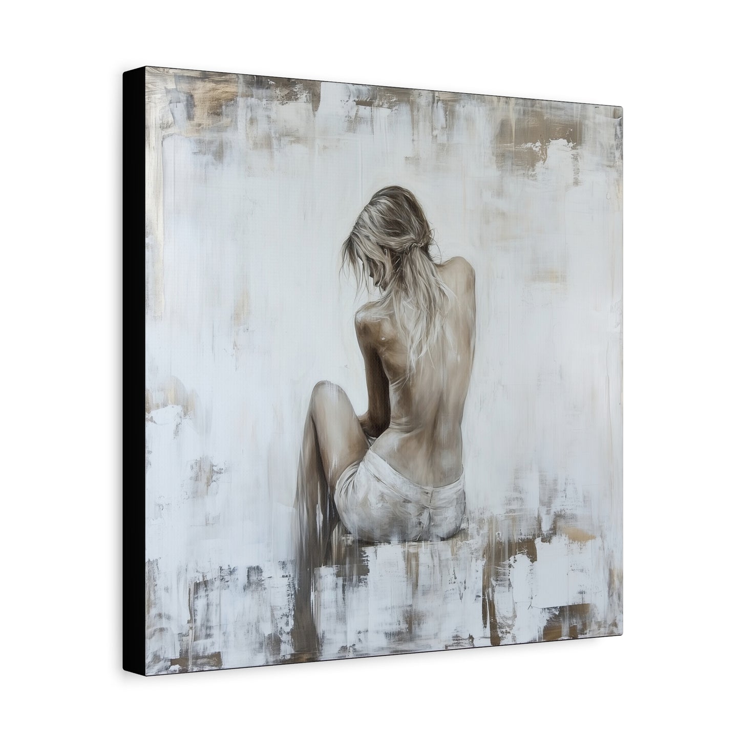 Gallery Wrapped Canvas, Sinners and Saints Art Canvas, Erotic Pinup Art Canvas – Katherine