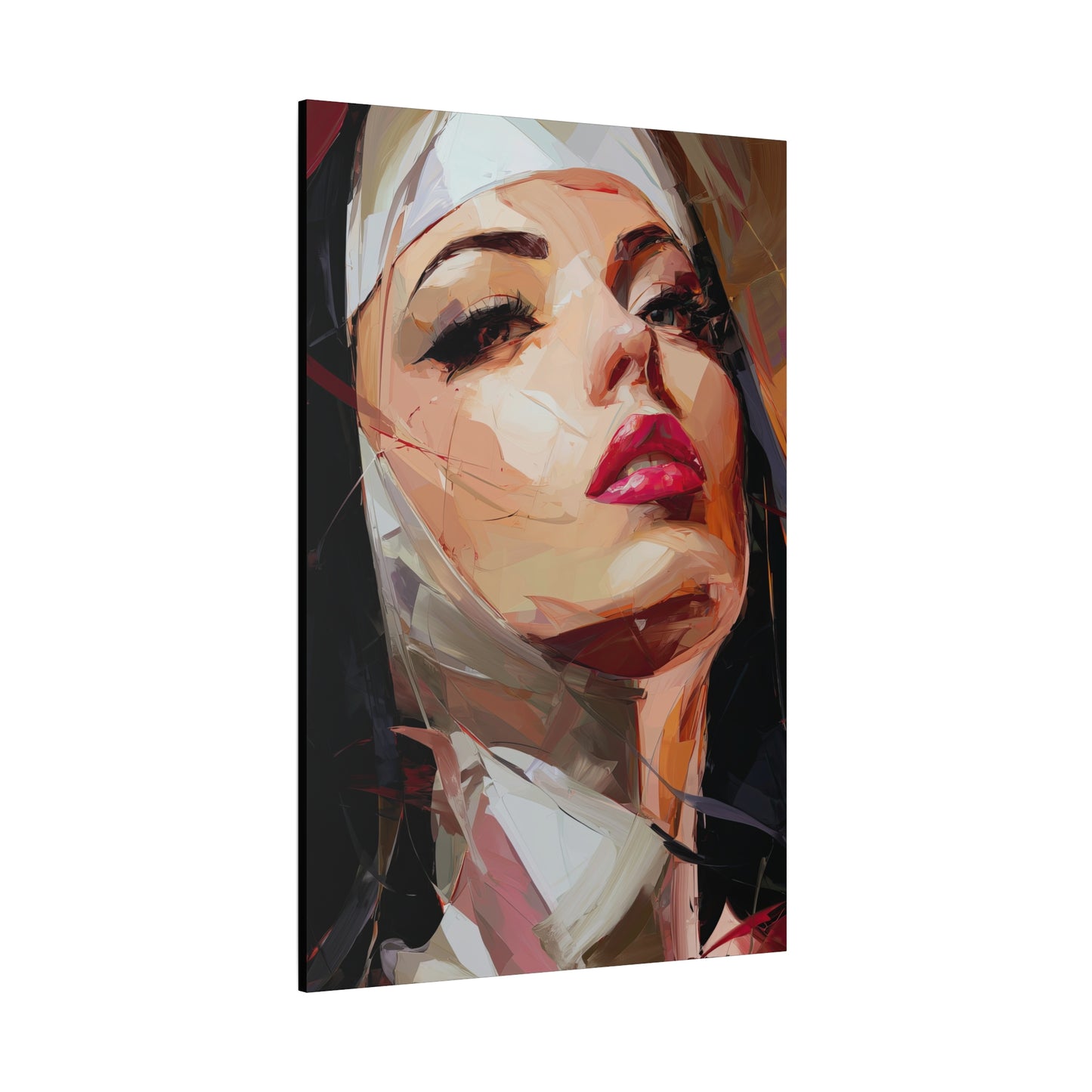 Gallery Wrapped Canvas, Habits and Heresy Art Canvas, Naughty Nuns Art Canvas – Sister Veritas