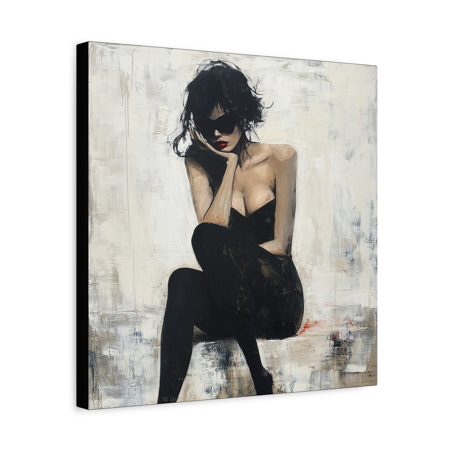 Gallery Wrapped Canvas, Sinners and Saints Art Canvas, Erotic Pinup Art Canvas – Fairuza