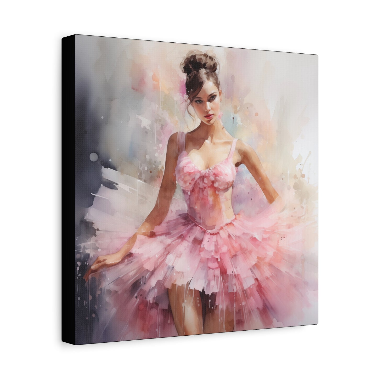 Gallery Wrapped Canvas, Ballerina Beauty, Ballet Art Canvas – Lily