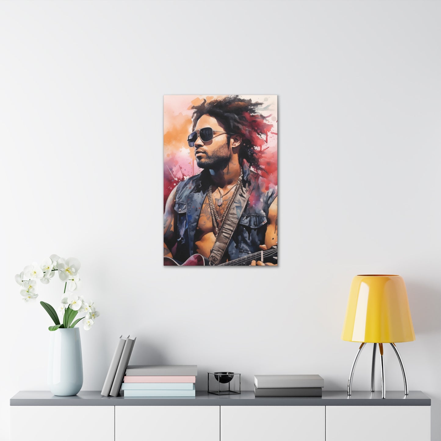 Gallery Wrapped Canvas, Celebrity Inspired, Pop Art Canvas – Lenny