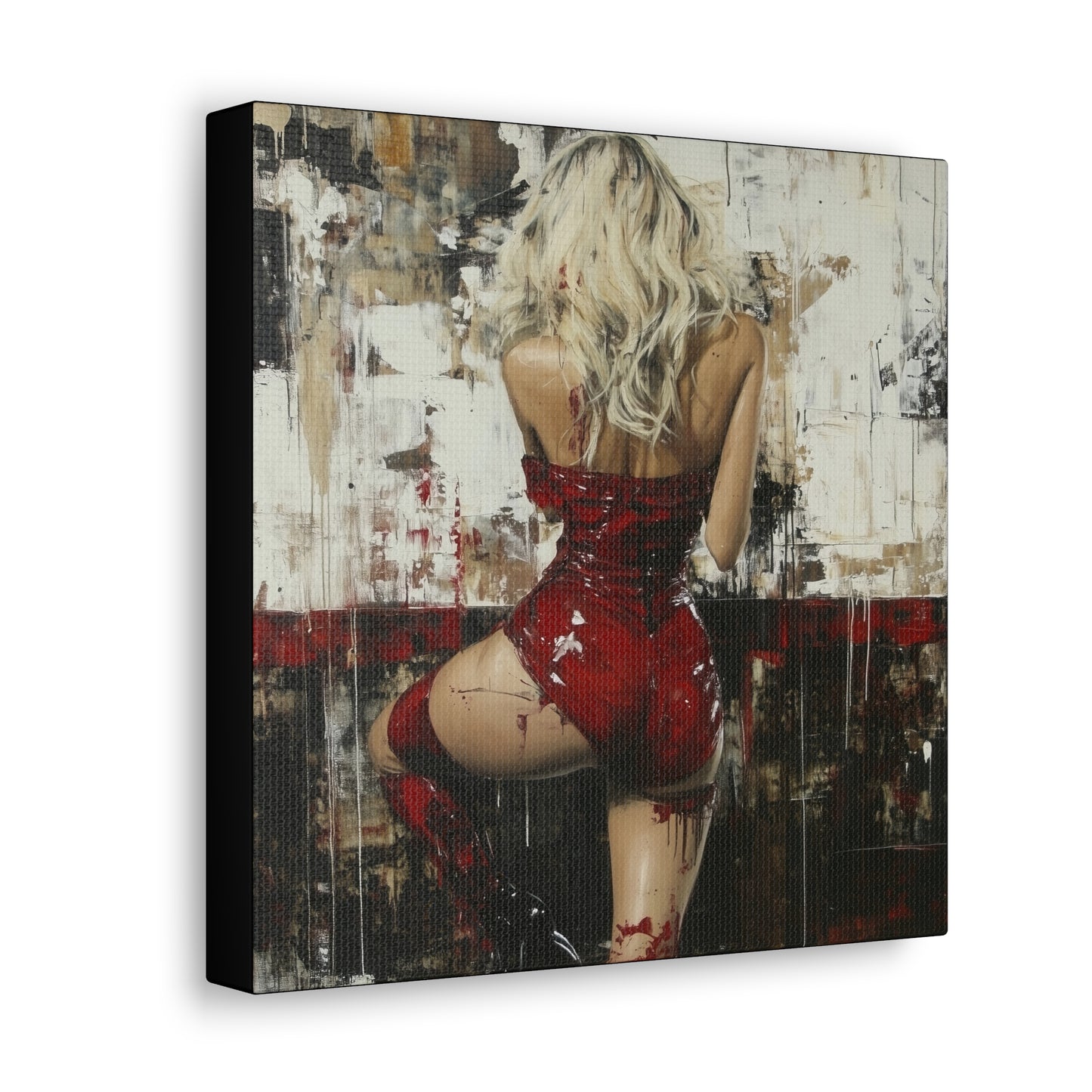 Gallery Wrapped Canvas, Sinners and Saints Art Canvas, Erotic Art Canvas – Veronica