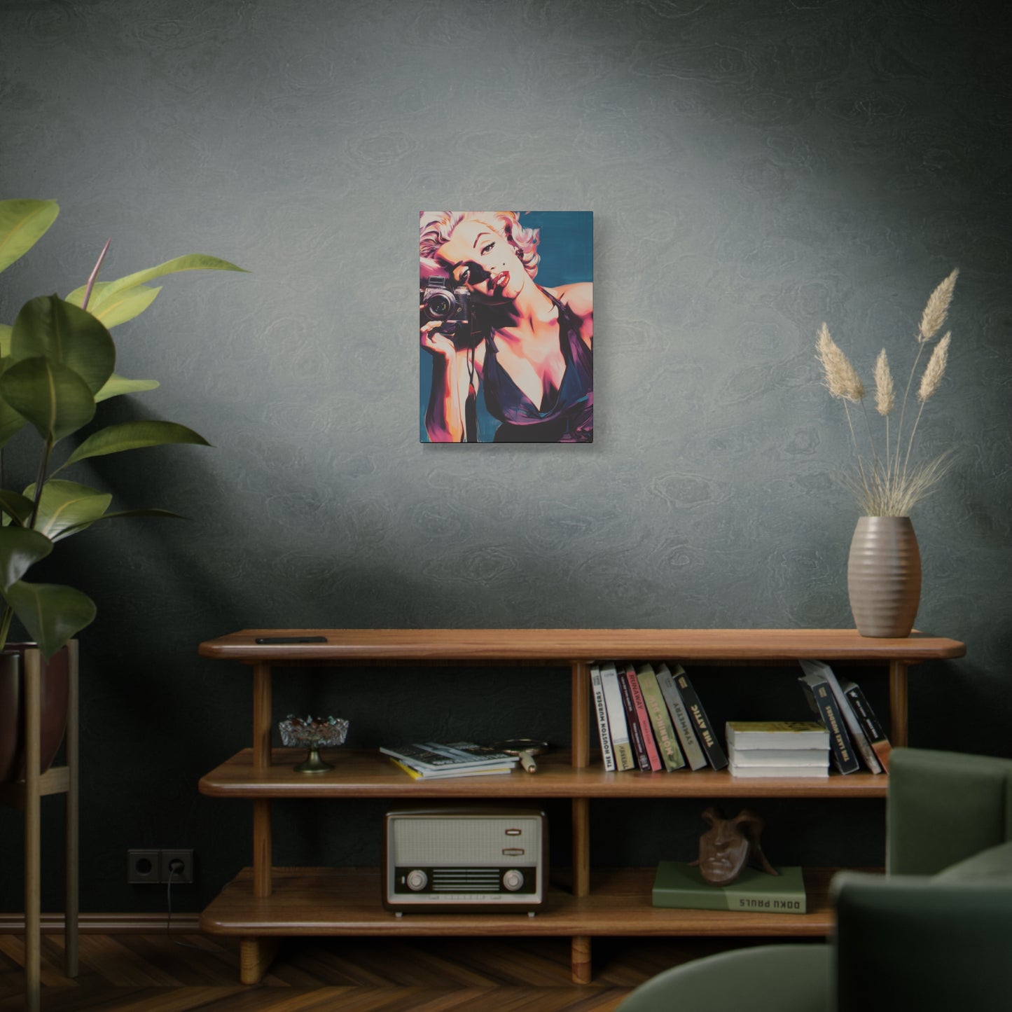 Gallery Wrapped Canvas, The Diva Project Art Canvas, Pinup Art Canvas – Marilyn Monroe - TEN