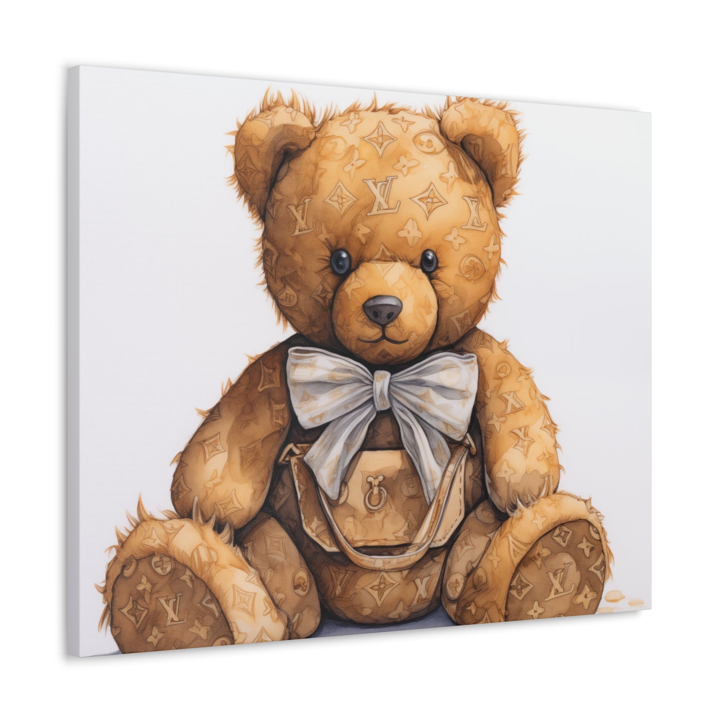 Canvas Gallery Wrap - LV Bear Wall Art - Ring