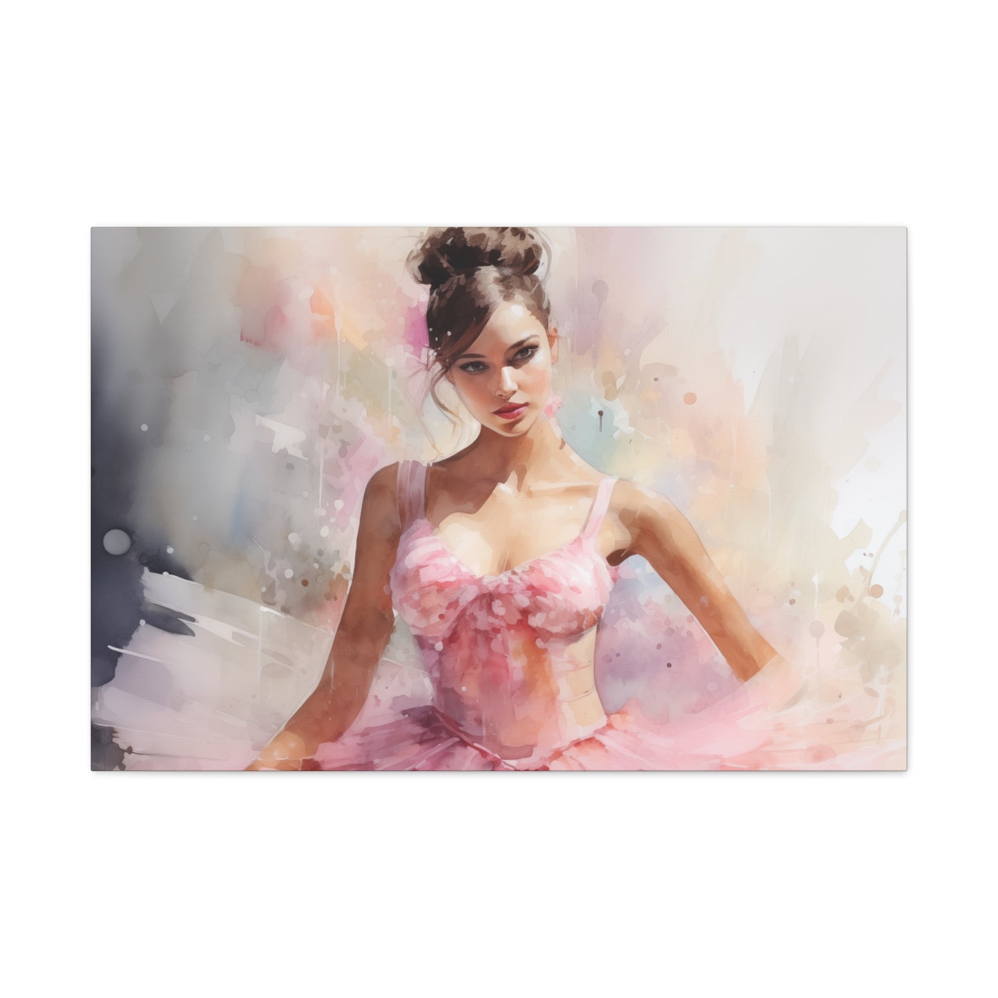 Gallery Wrapped Canvas, Ballerina Beauty, Ballet Art Canvas – Lily