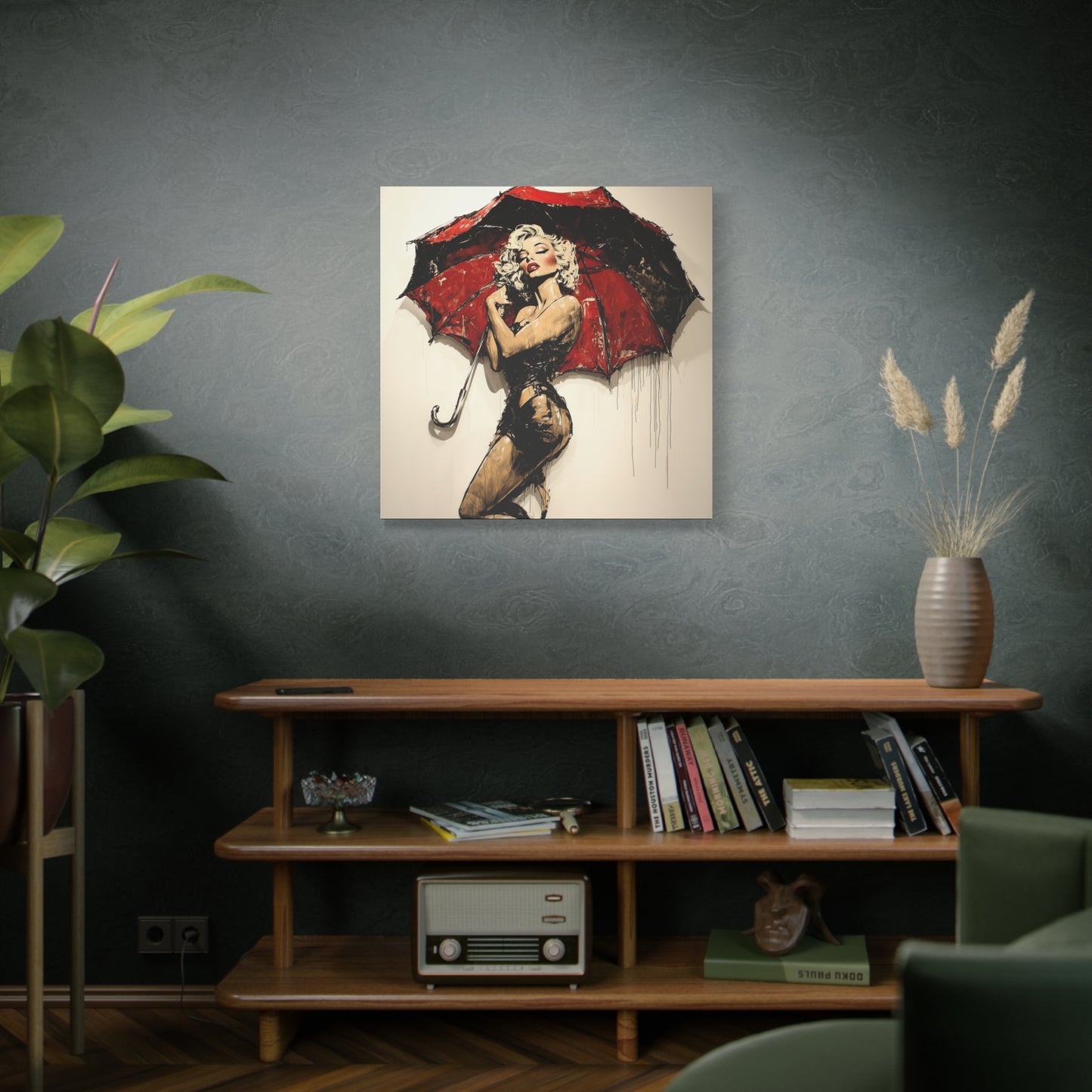 Gallery Wrapped Canvas, Guilt and Grit Adult Art Canvas, Erotic Pinup Art Canvas – Vesper
