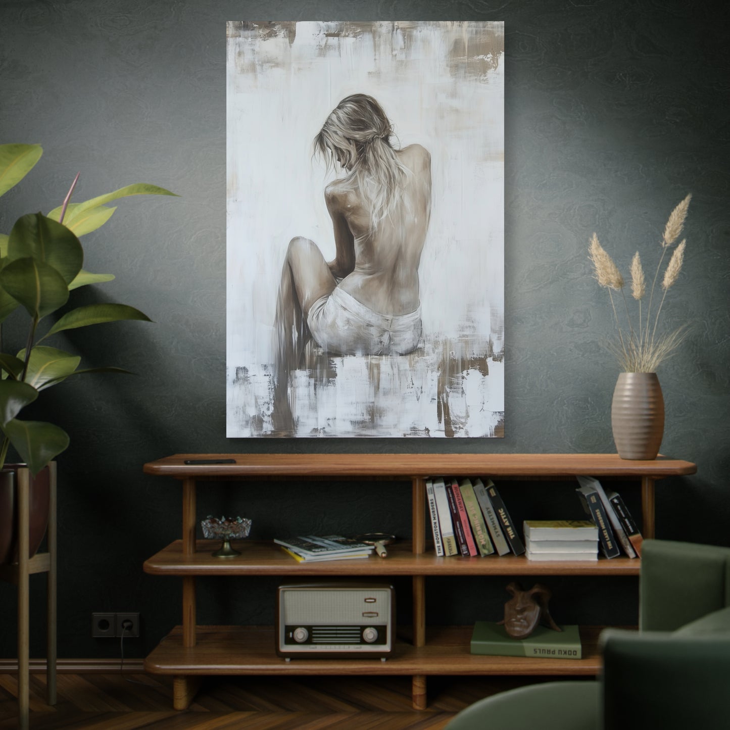 Gallery Wrapped Canvas, Sinners and Saints Art Canvas, Erotic Pinup Art Canvas – Katherine