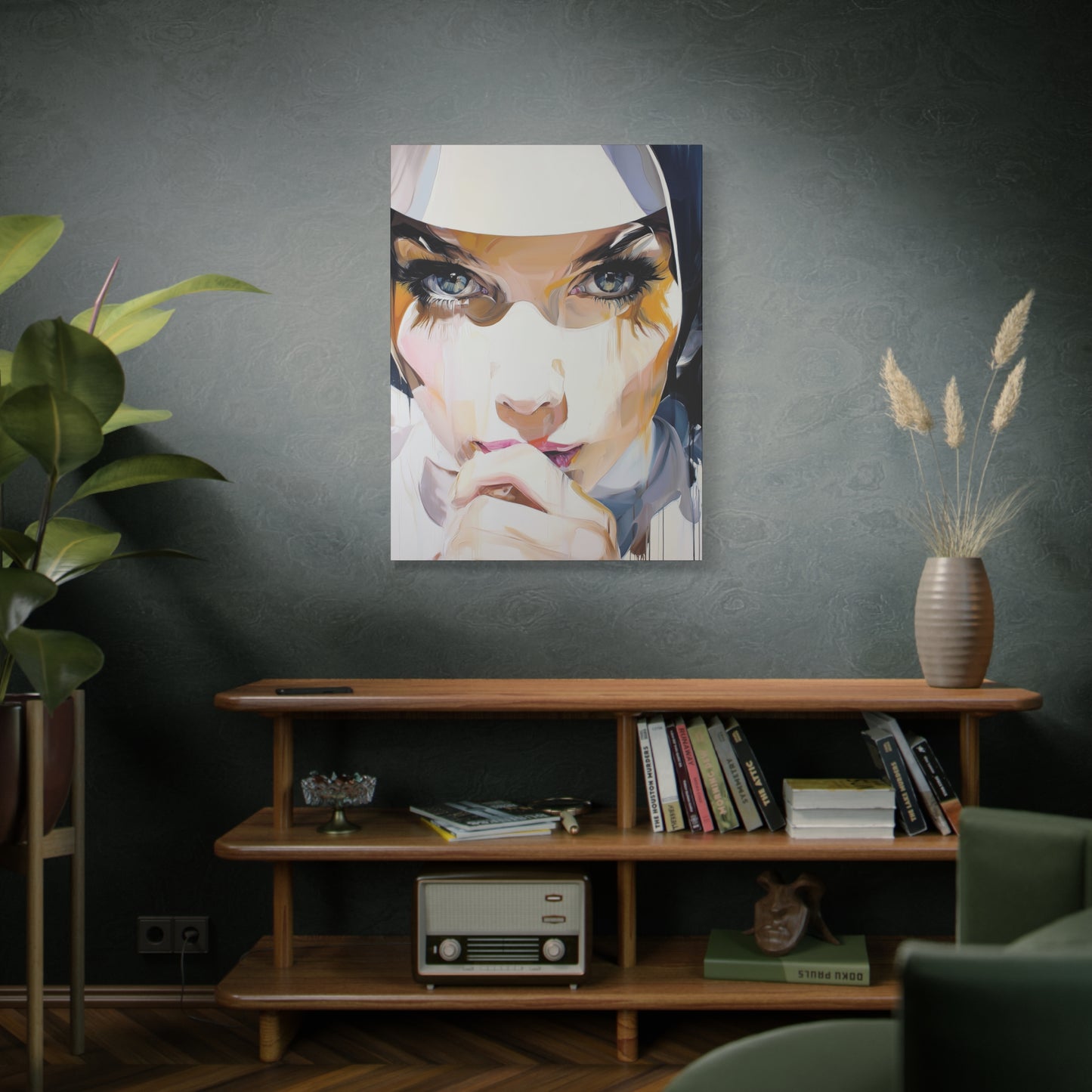 Gallery Wrapped Canvas, Habits and Heresy Art Canvas, Naughty Nuns Art Canvas – Sister Amara