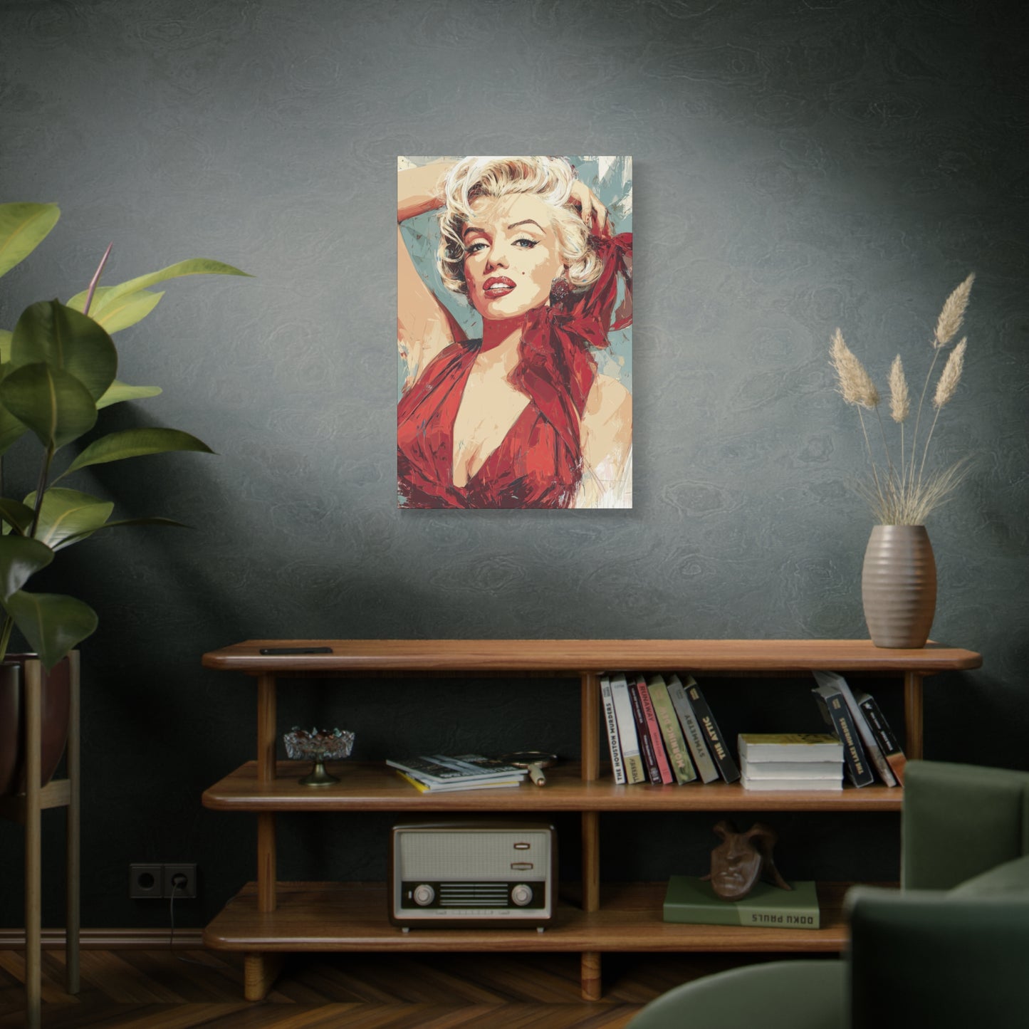 Gallery Wrapped Canvas, The Diva Project Art Canvas, Pinup Art Canvas – Marilyn Monroe - ONE
