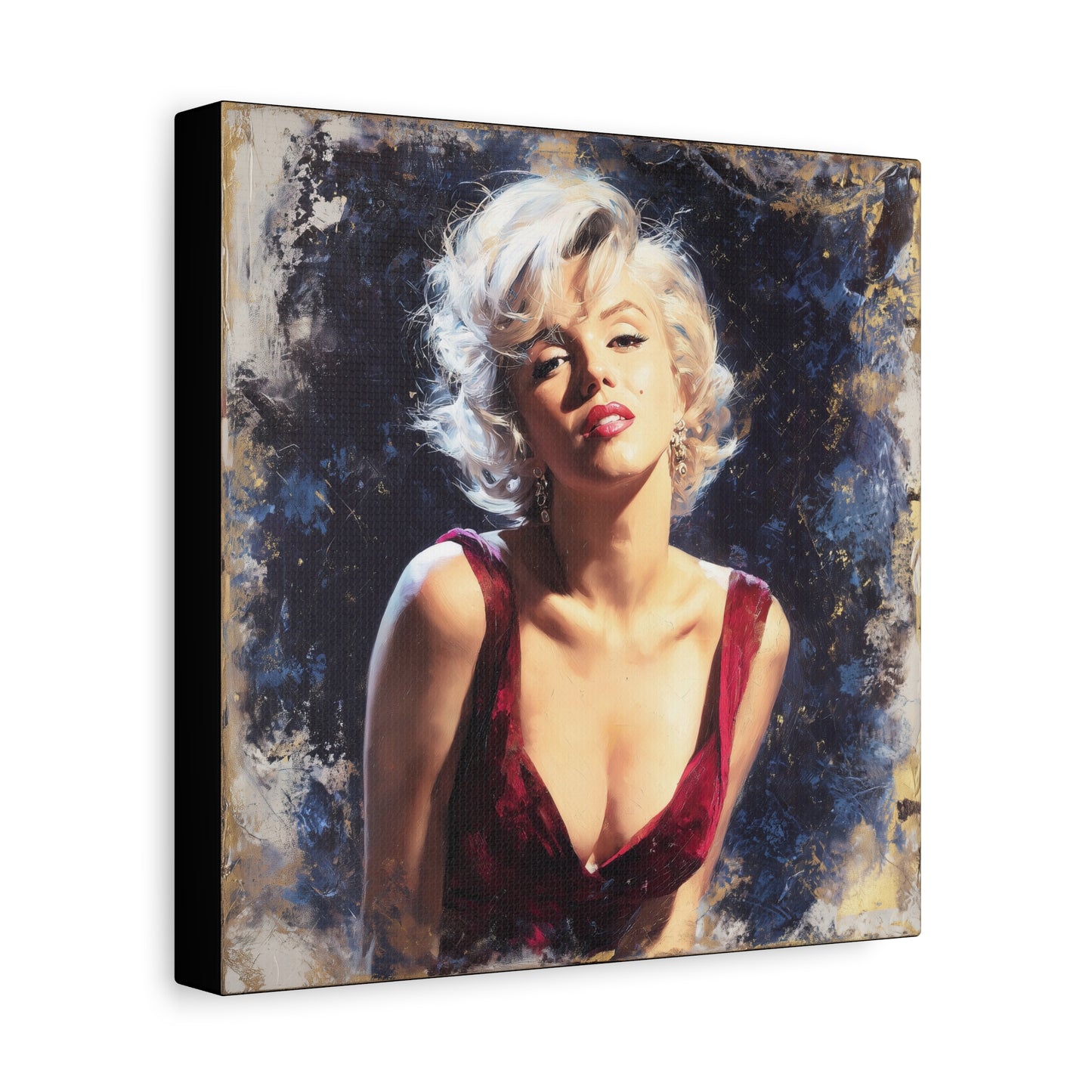 Gallery Wrapped Canvas, The Diva Project Art Canvas, Pinup Art Canvas – Marilyn Monroe - SEVEN