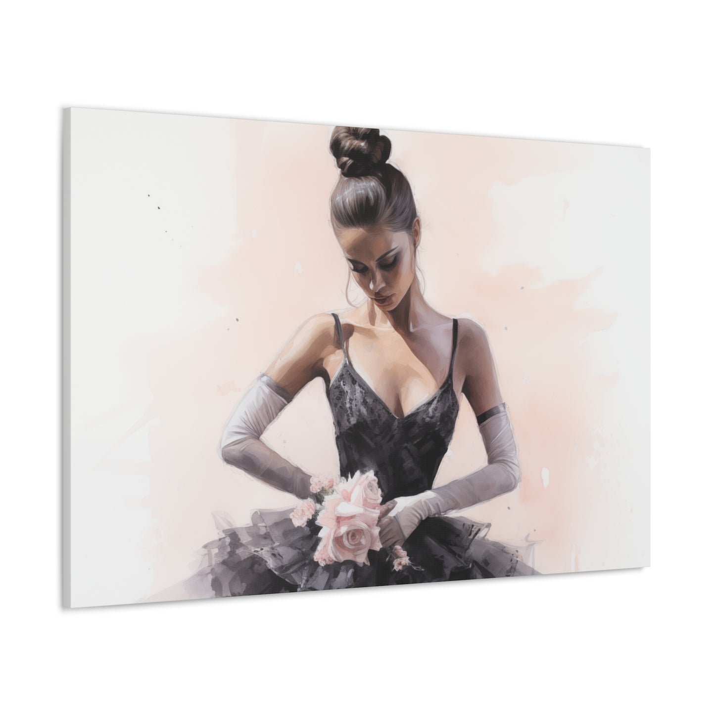 Gallery Wrapped Canvas, Ballerina Beauty, Ballet Art Canvas – Sonja