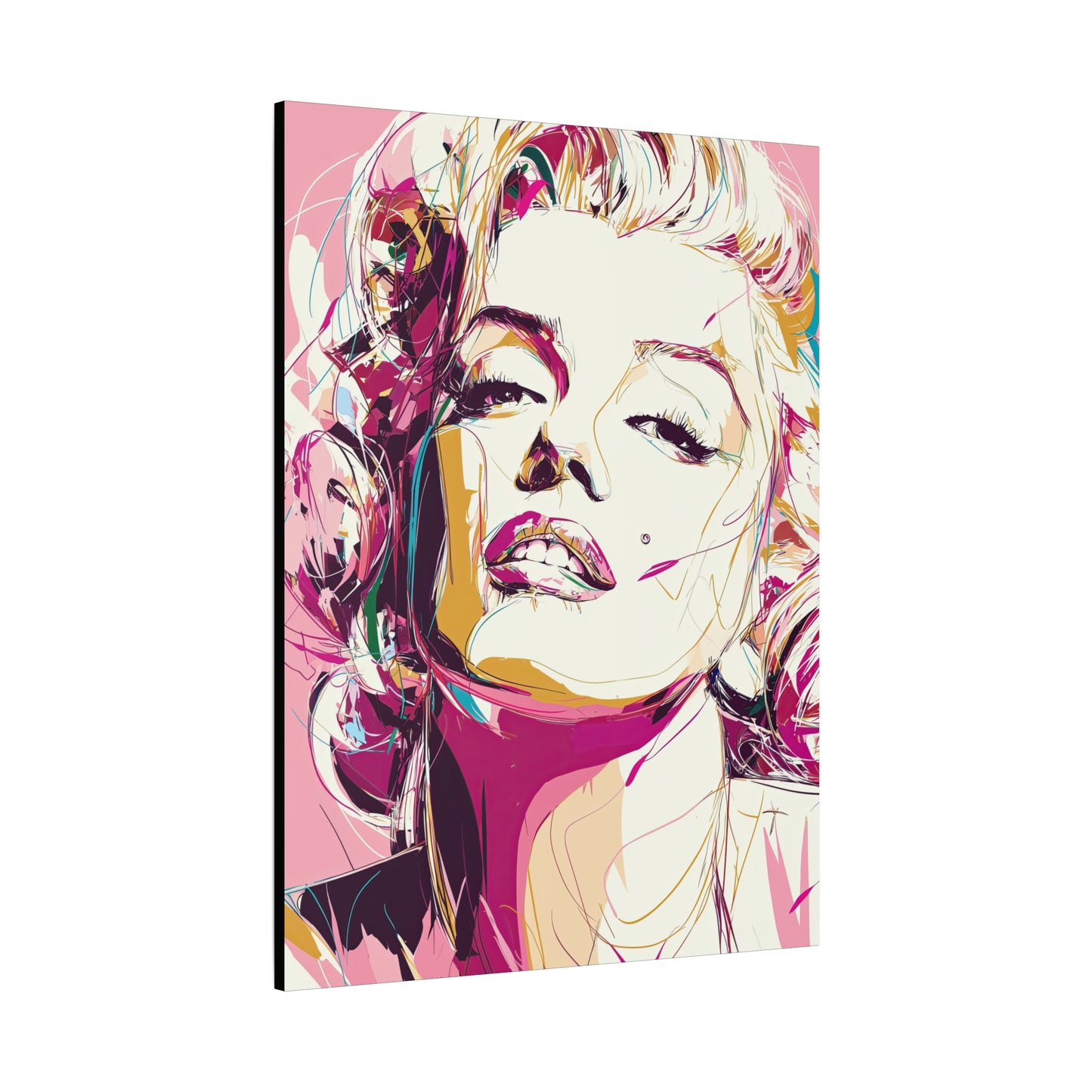 Gallery Wrapped Canvas, The Diva Project Art Canvas, Pinup Art Canvas – Marilyn Monroe - SIX