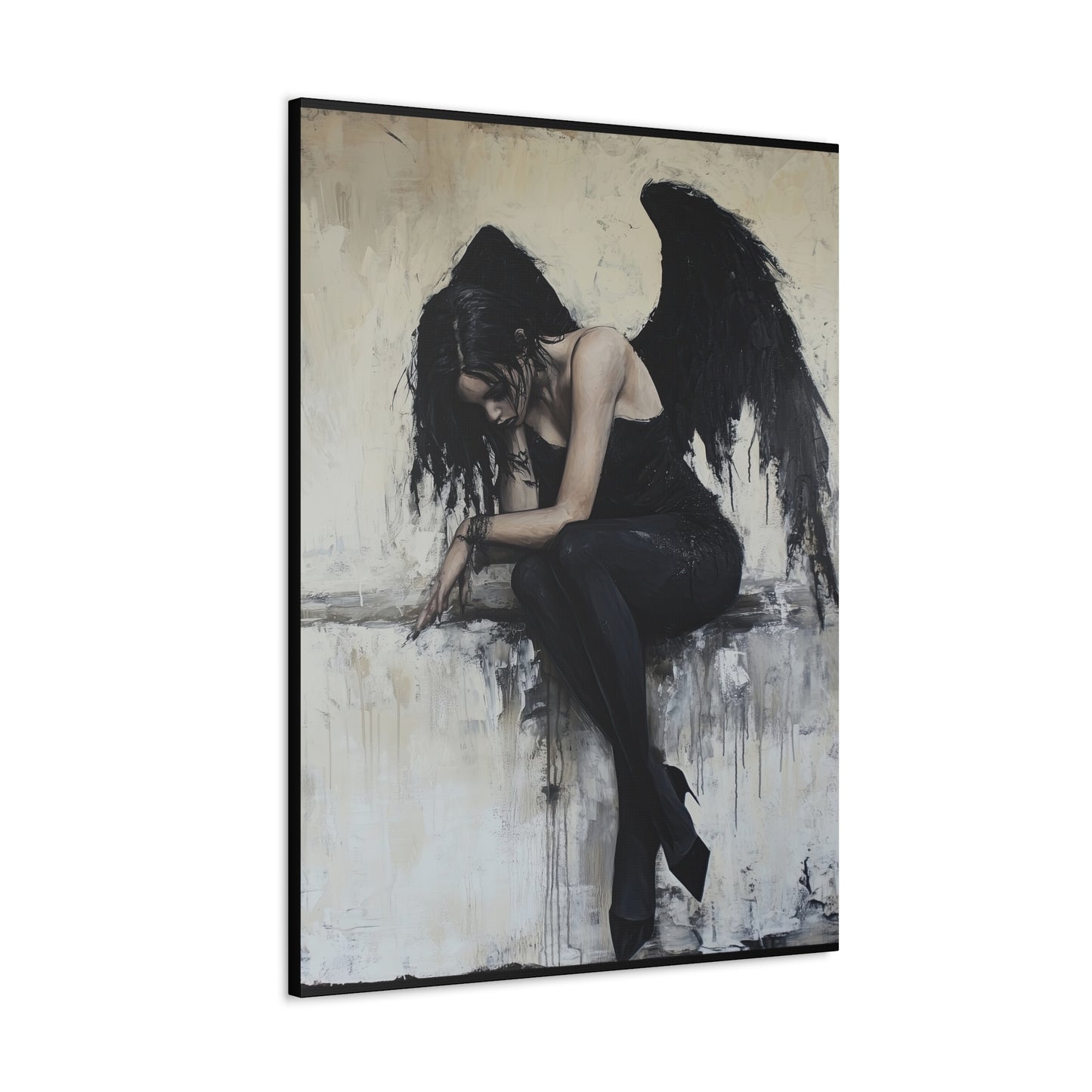Gallery Wrapped Canvas, Sinners and Saints Art Canvas, Erotic Pinup Art Canvas – Helena