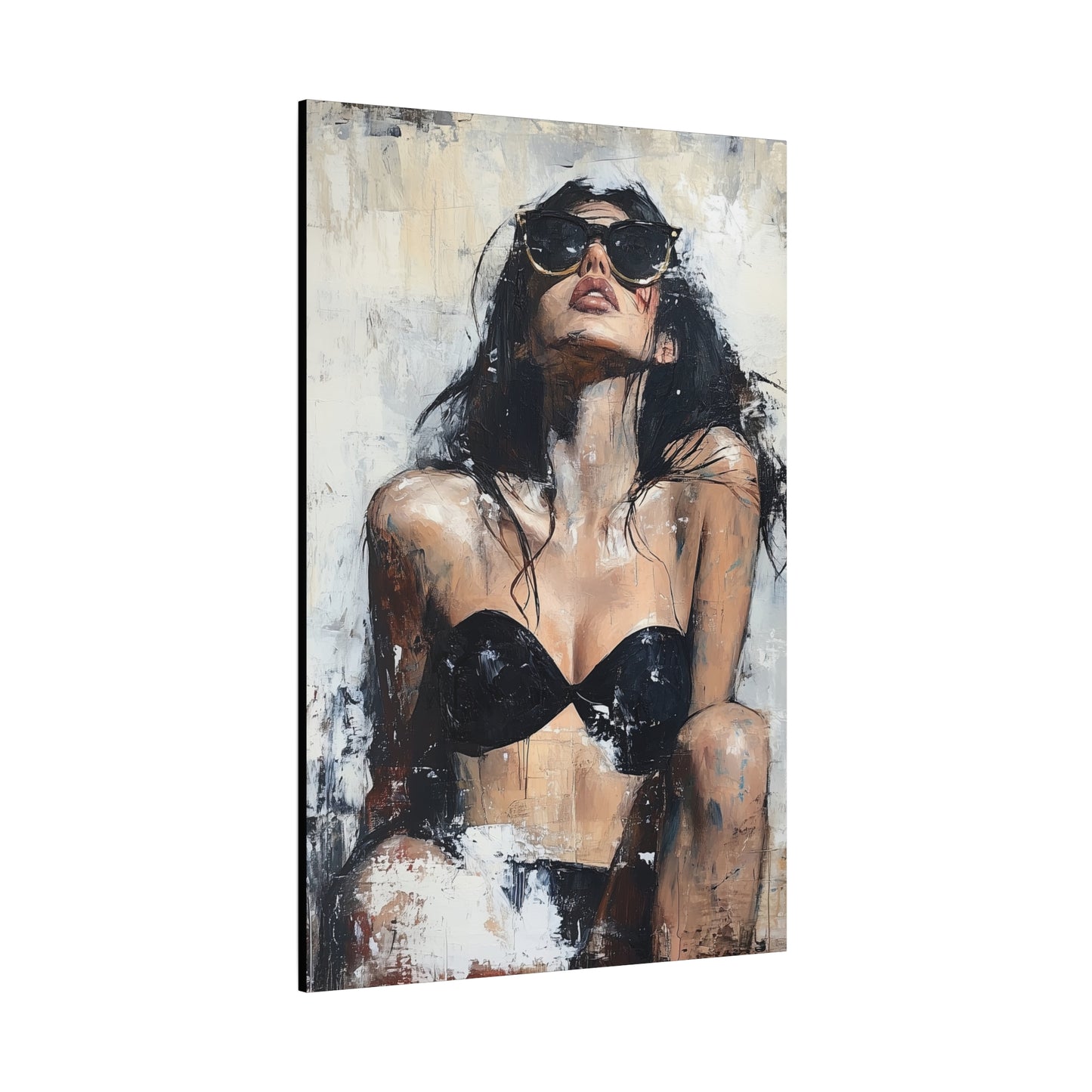 Gallery Wrapped Canvas, Sinners and Saints Art Canvas, Erotic Pinup Art Canvas – Stevie