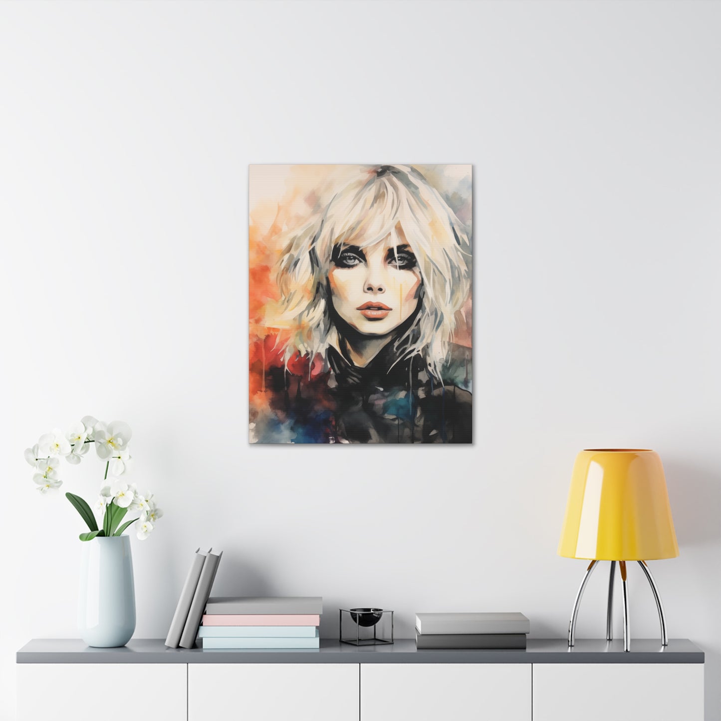 Gallery Wrapped Canvas, Celebrity Inspired, Pop Art Canvas – Debbie